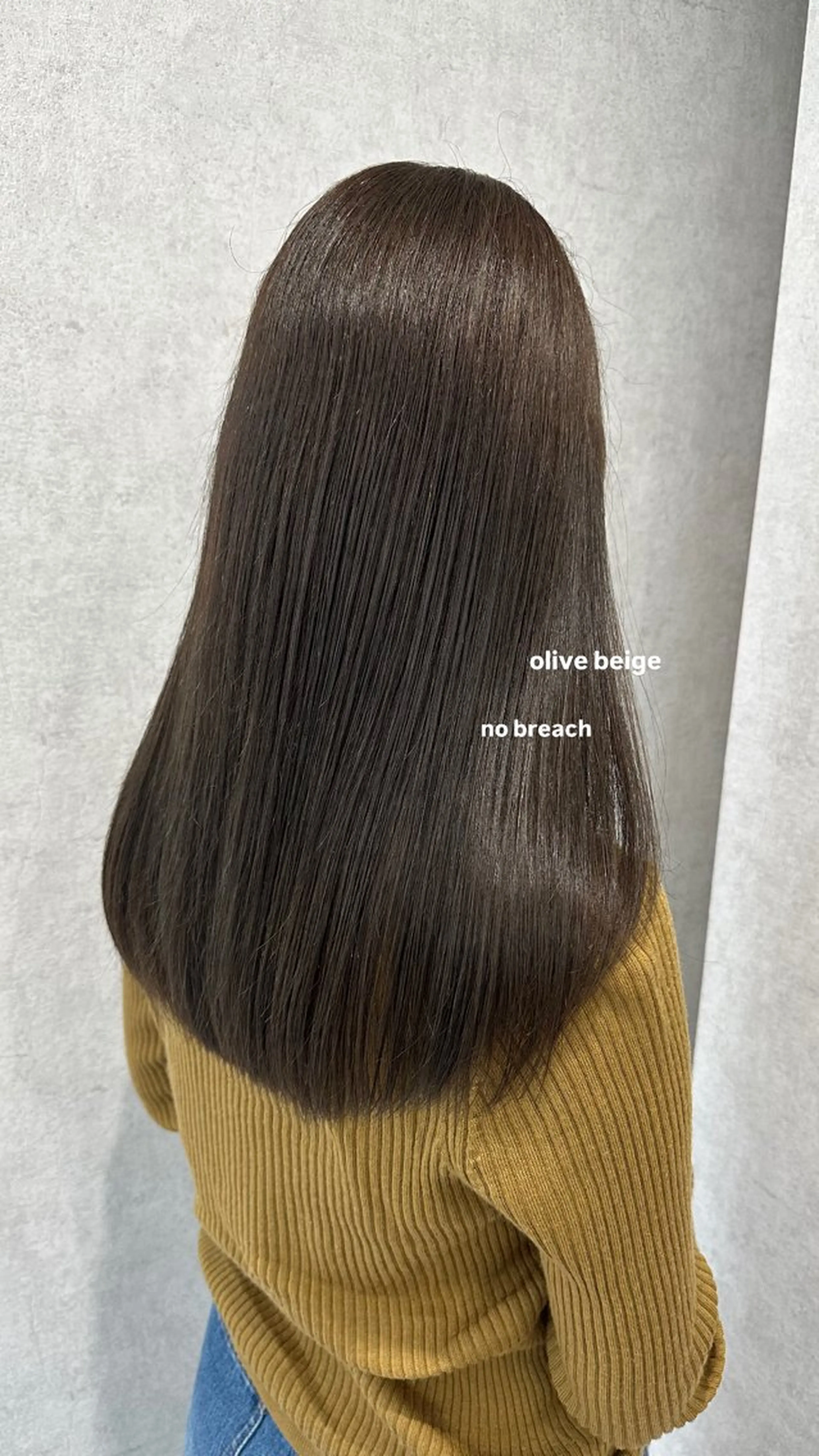 ロング カラー ヘアカラー トリートメント v-lab studio所属・韓国レイヤーカット/ 艶カラー/ noaのヘアスタイル