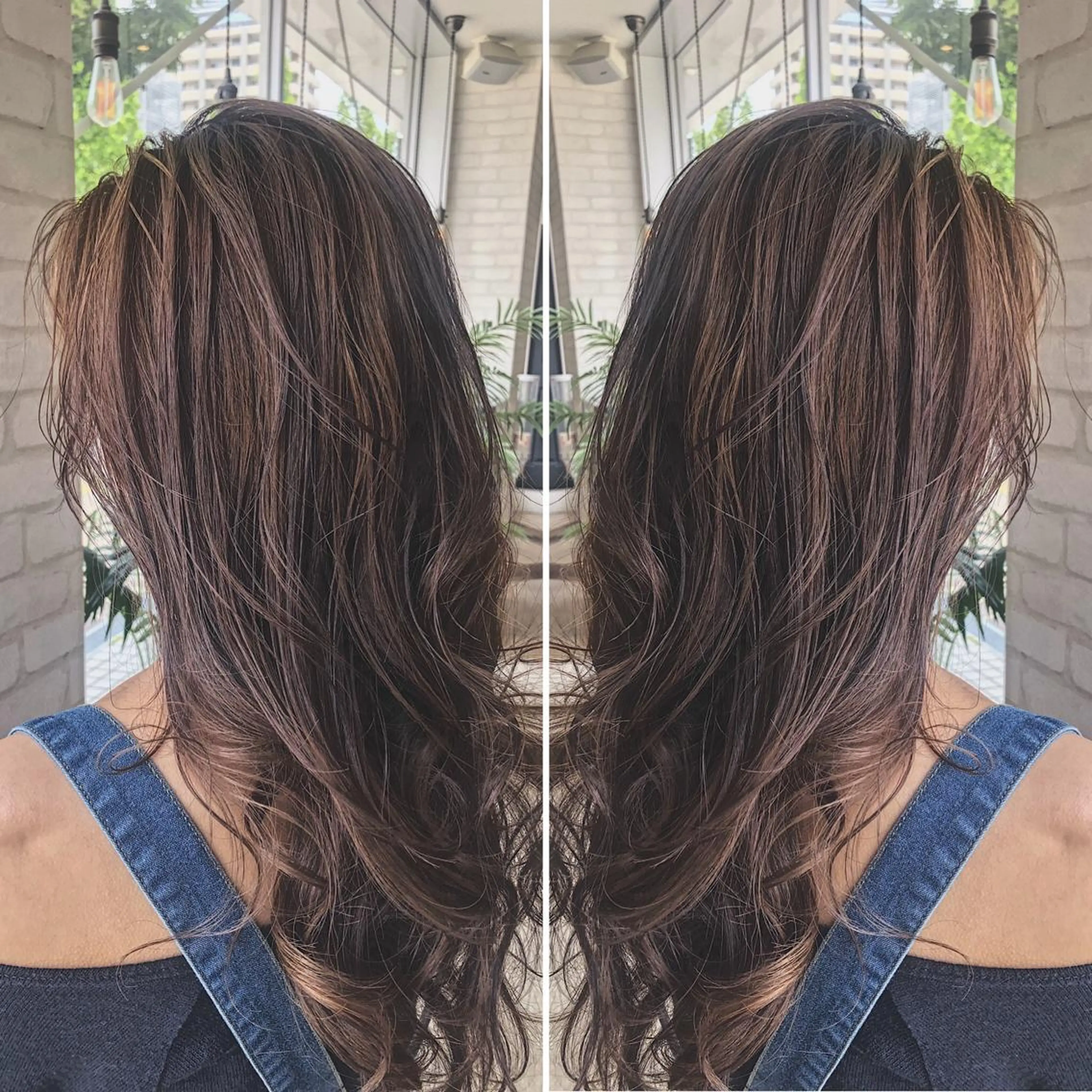 ロング レイヤーカット ヘアカラー トリートメント shower hair salon所属・【shower】 yousuke代表のヘアスタイル