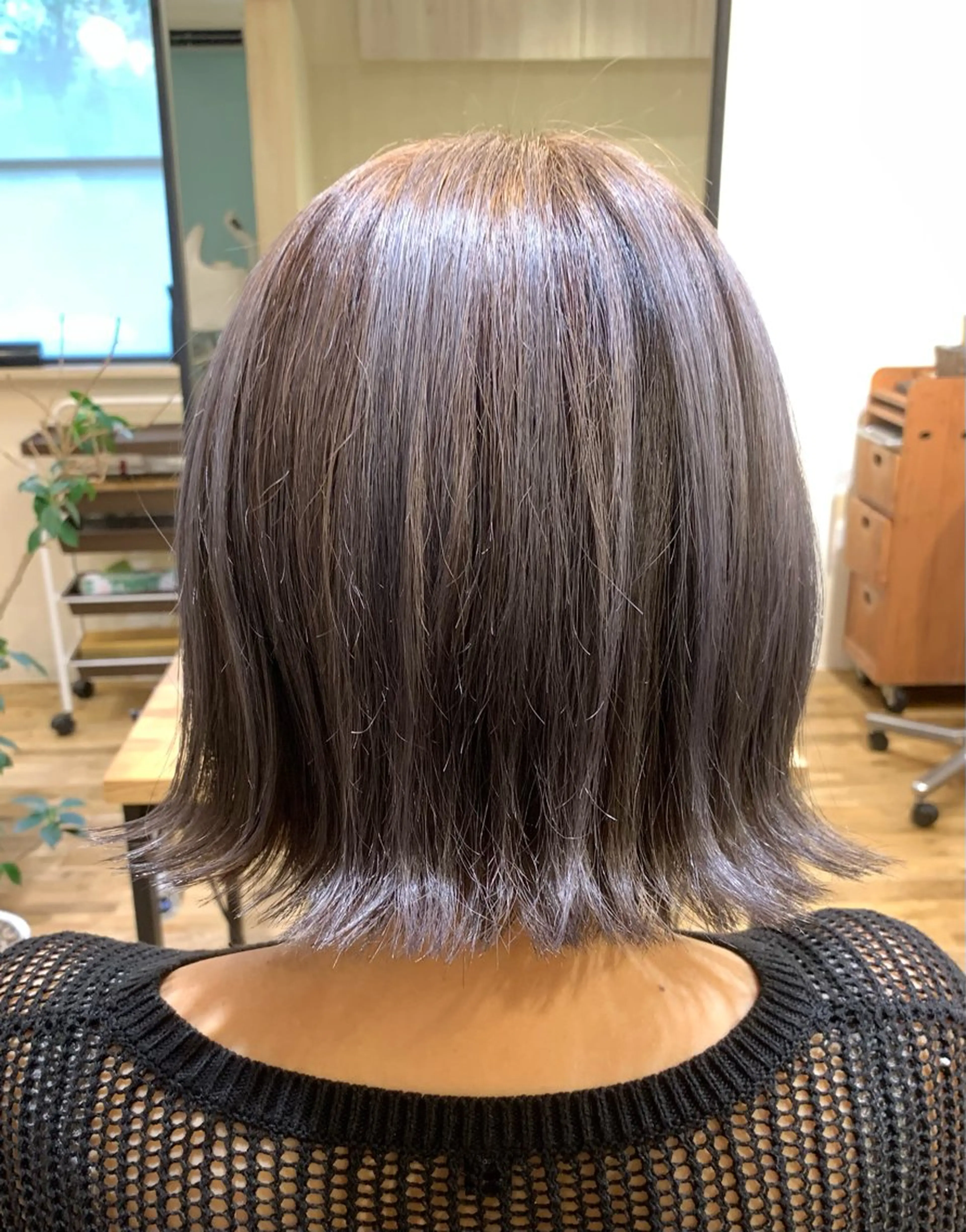 ショート カラー ブルーカラー ブルーグレー ブルーグレージュ グレージュ LaLa Zipangu所属・モデル募集/lala _osawa🐳🫧のヘアスタイル