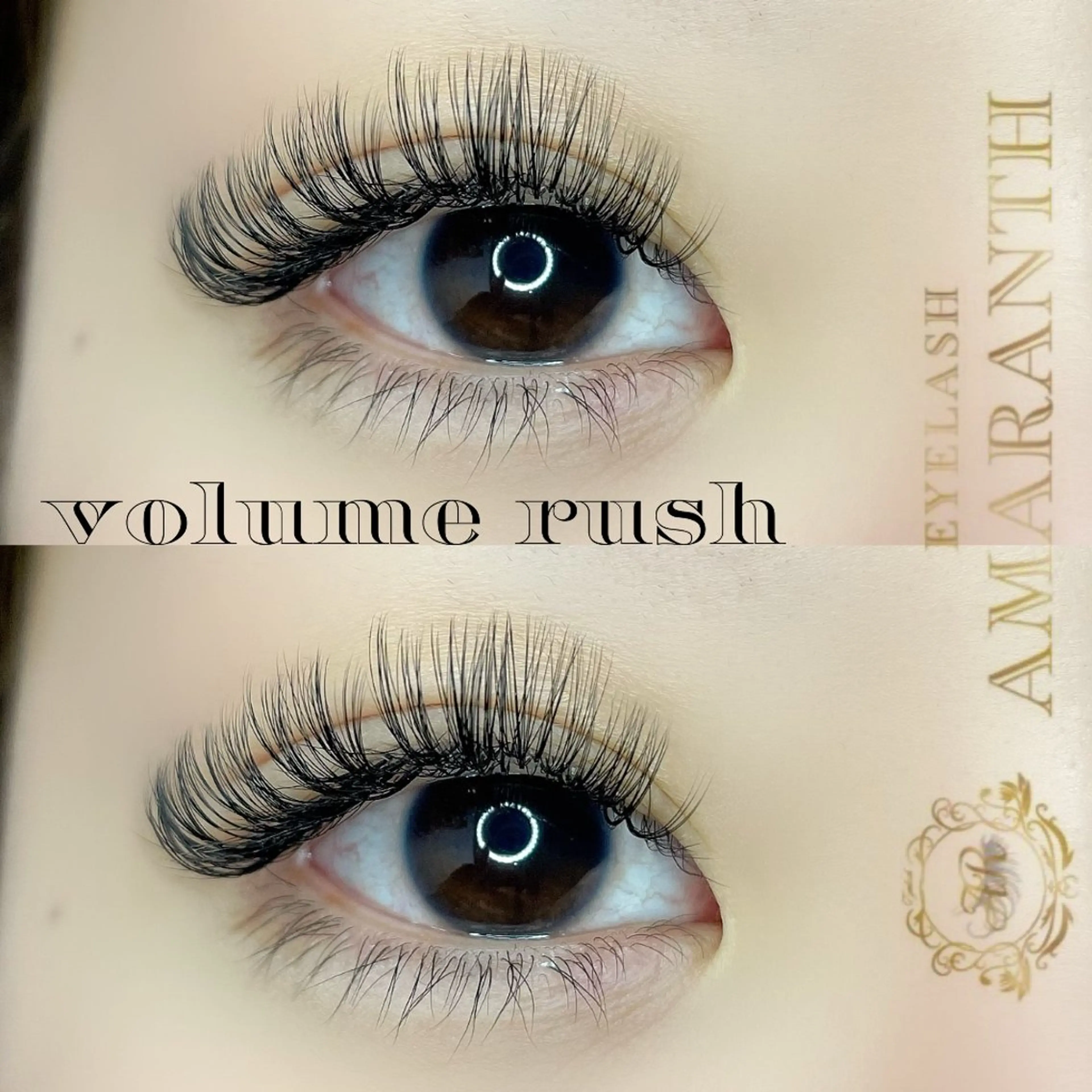 マツエク・マツパ ボリュームラッシュ Amaranth 立川所属・エクステ指名No.1 usami✨のマツエク・マツパデザイン