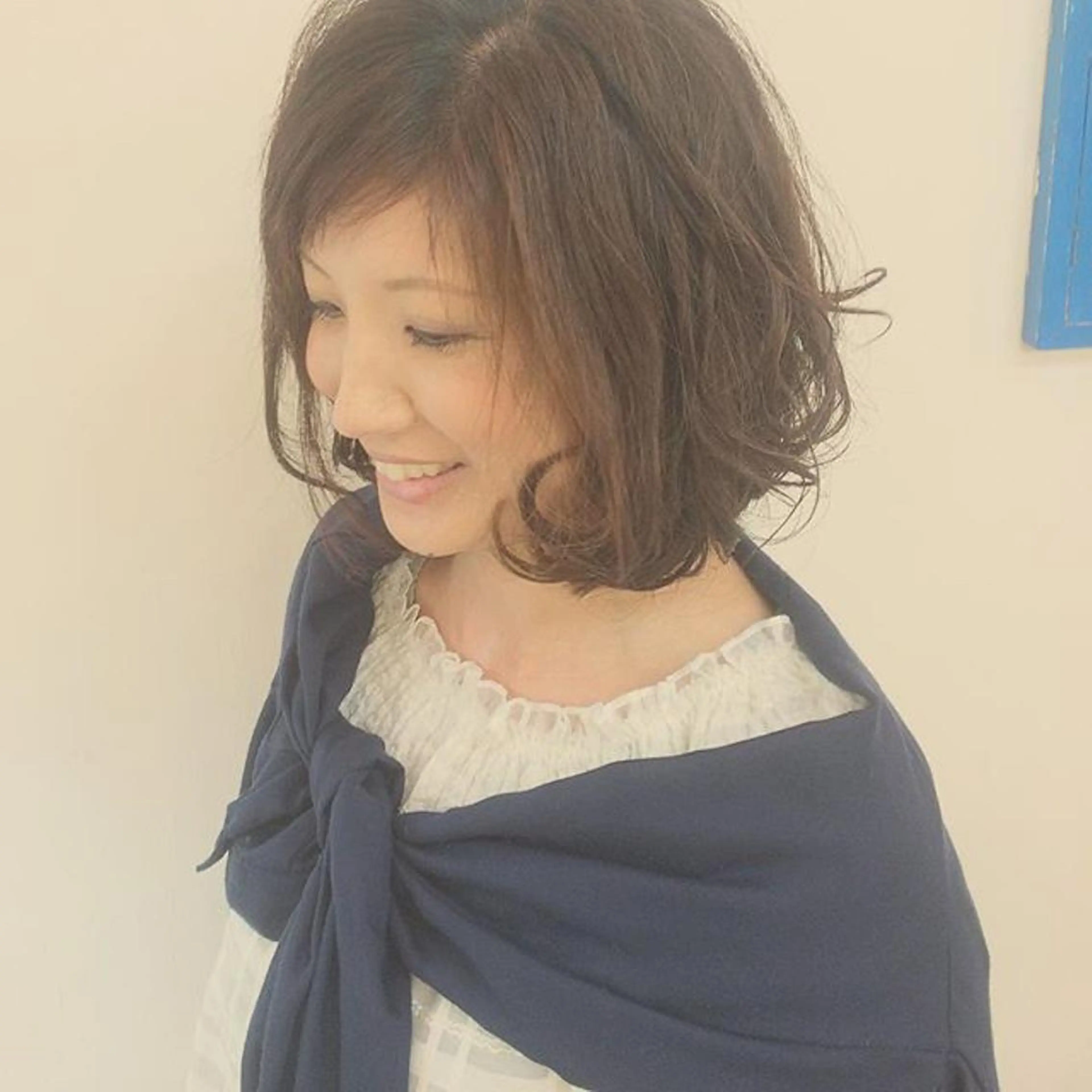 ミディアム ボブ asumi hair所属・阿出川 雅也のヘアスタイル