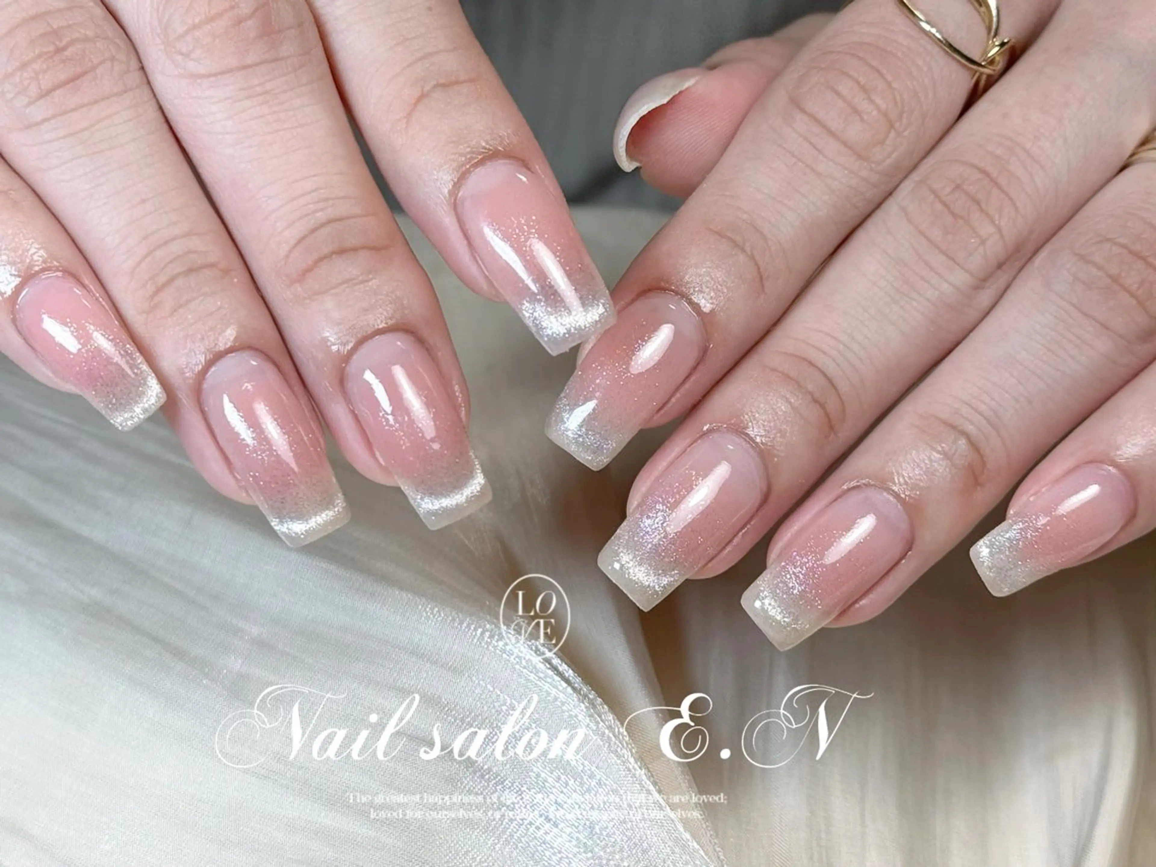 ネイル ハンドネイル E.N🦋 長さ出し/持ち込みのネイルデザイン