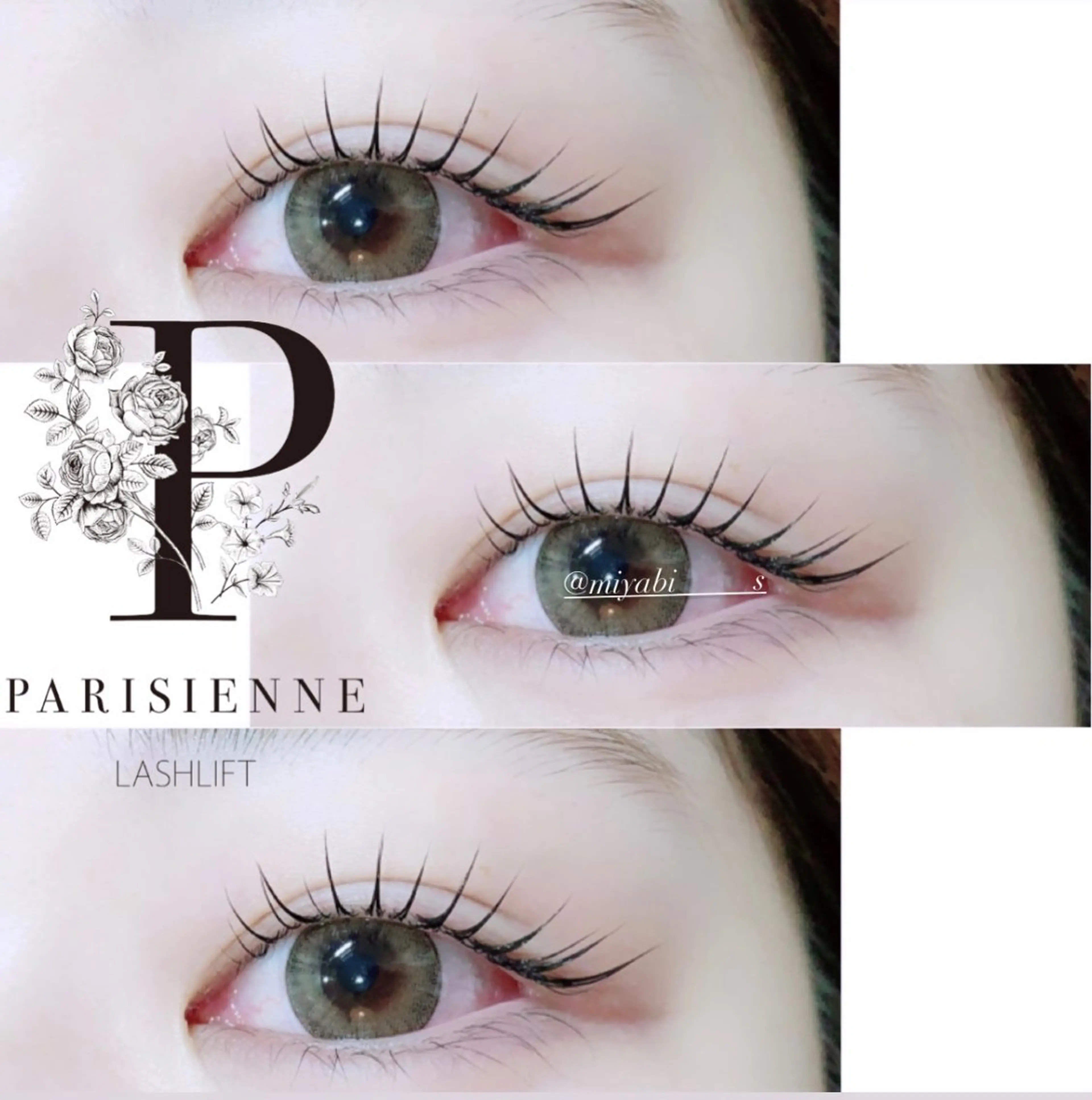 マツエク・マツパ パリジェンヌラッシュリフト fan.germe 副店長MIYABIのマツエク・マツパデザイン