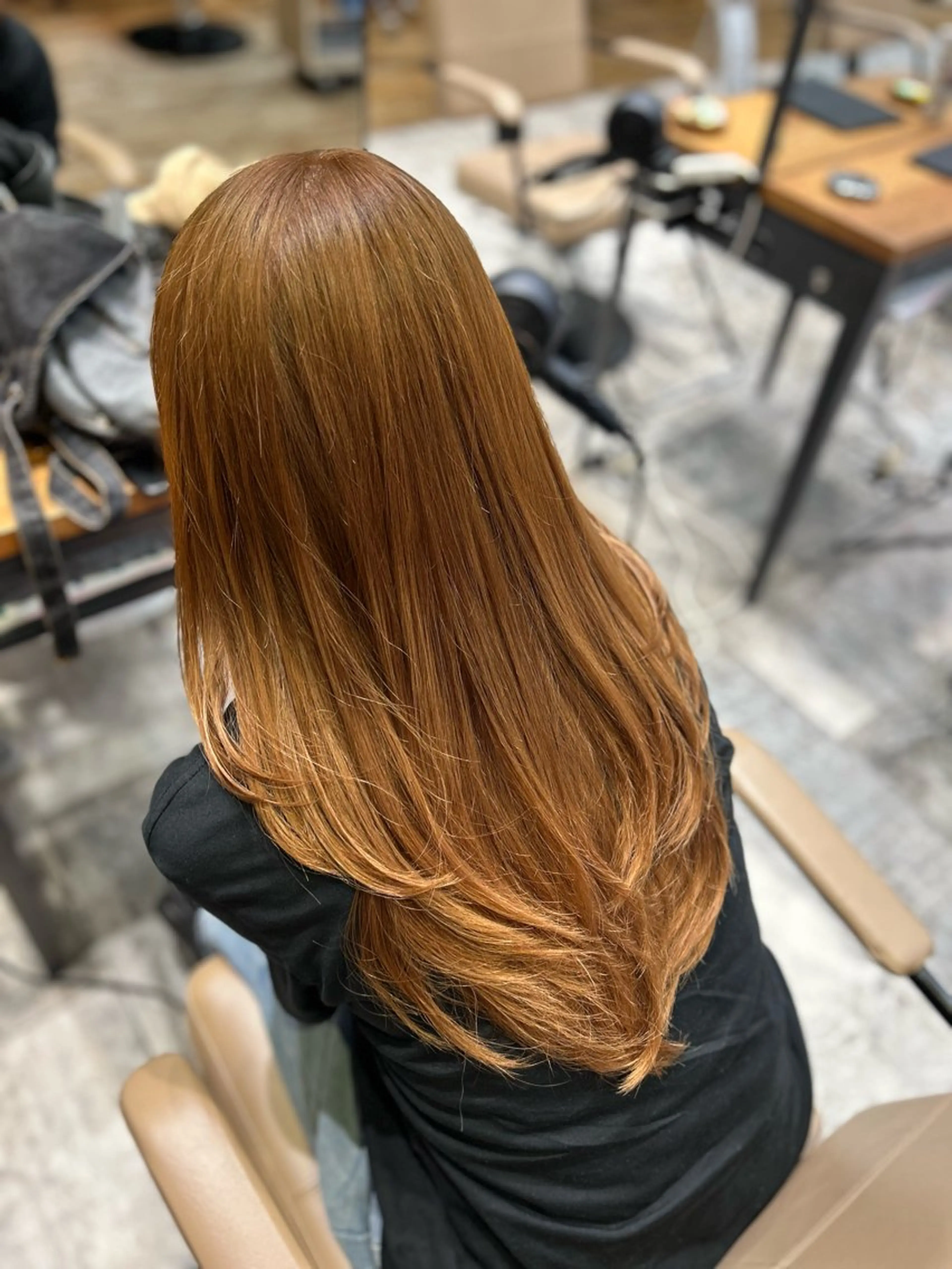 ロング トリートメント 新宿/うる艶カラー/ 祝迫愛艶のヘアスタイル