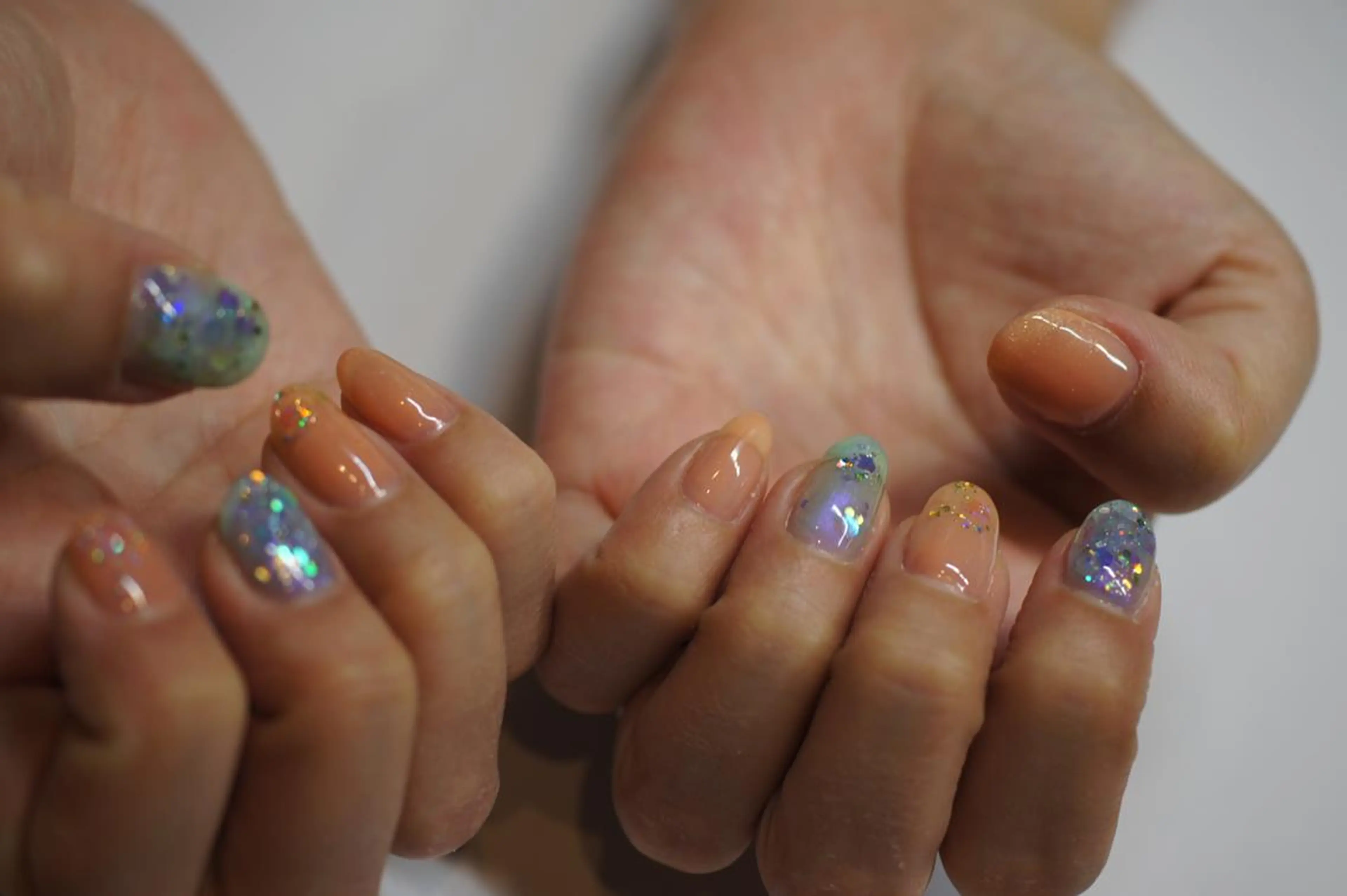 ネイル キラキラネイル ラメ(グリッター) nails muu まゆのネイルデザイン