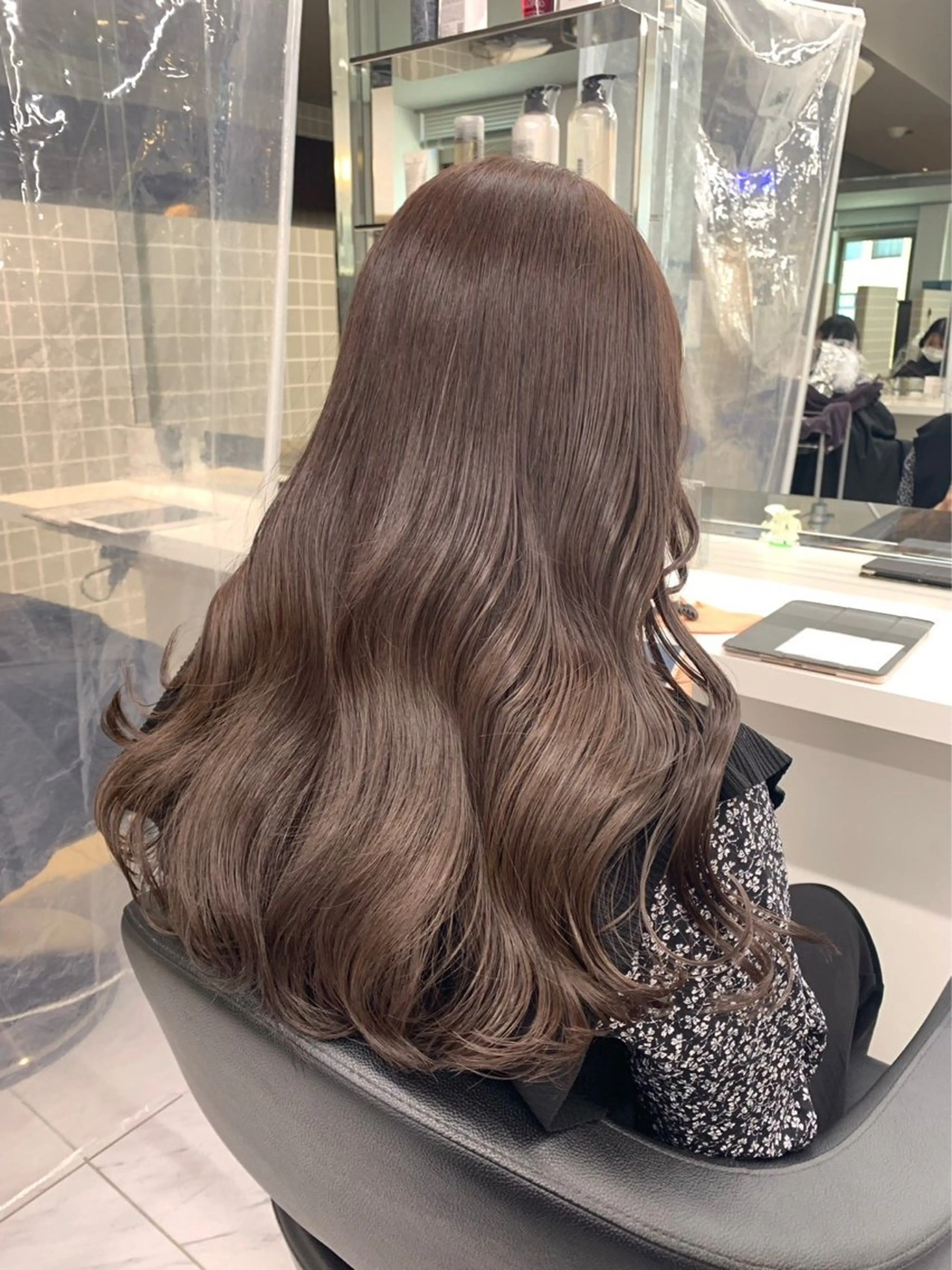 ロング カラー ヘアアレンジ ヘアカラー トリートメント ヘッドスパ 💗横浜美容室 💗HARUNAのヘアスタイル