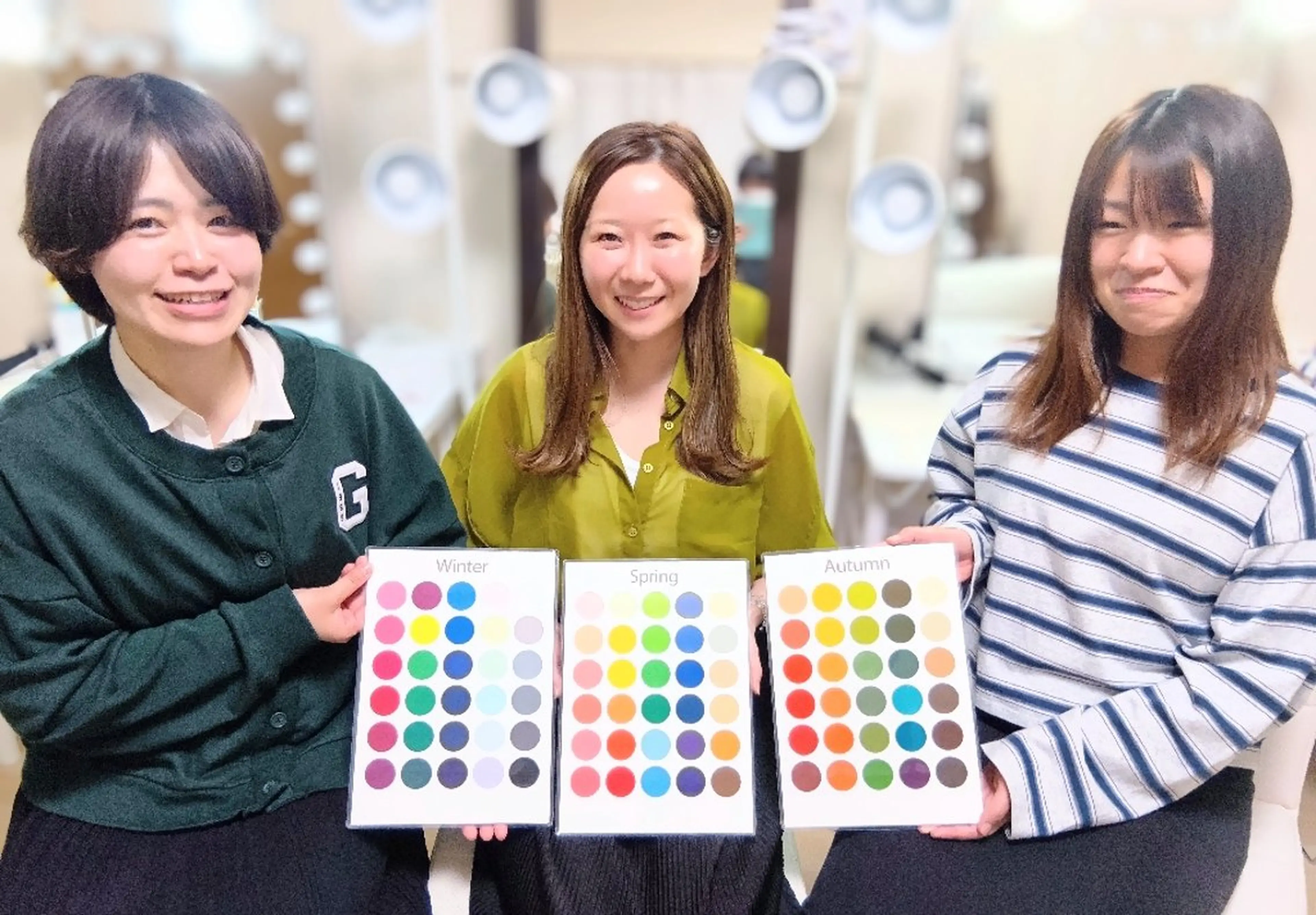 パーソナルカラー診断 骨格診断 🎼グラデーション スタイル札幌♫*⁠✧のマツエク・マツパデザイン