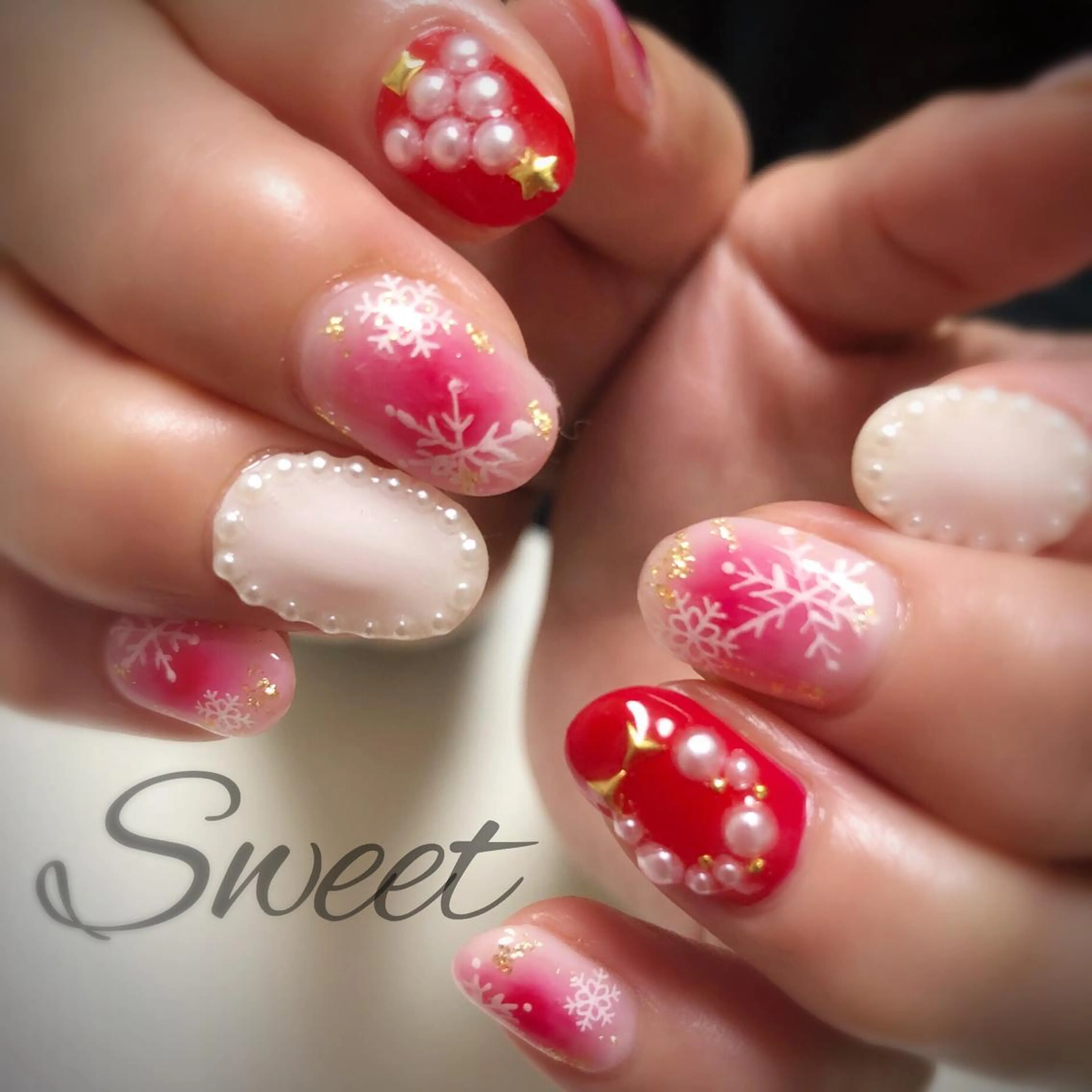 ネイル sweet 仲野陽子のネイルデザイン