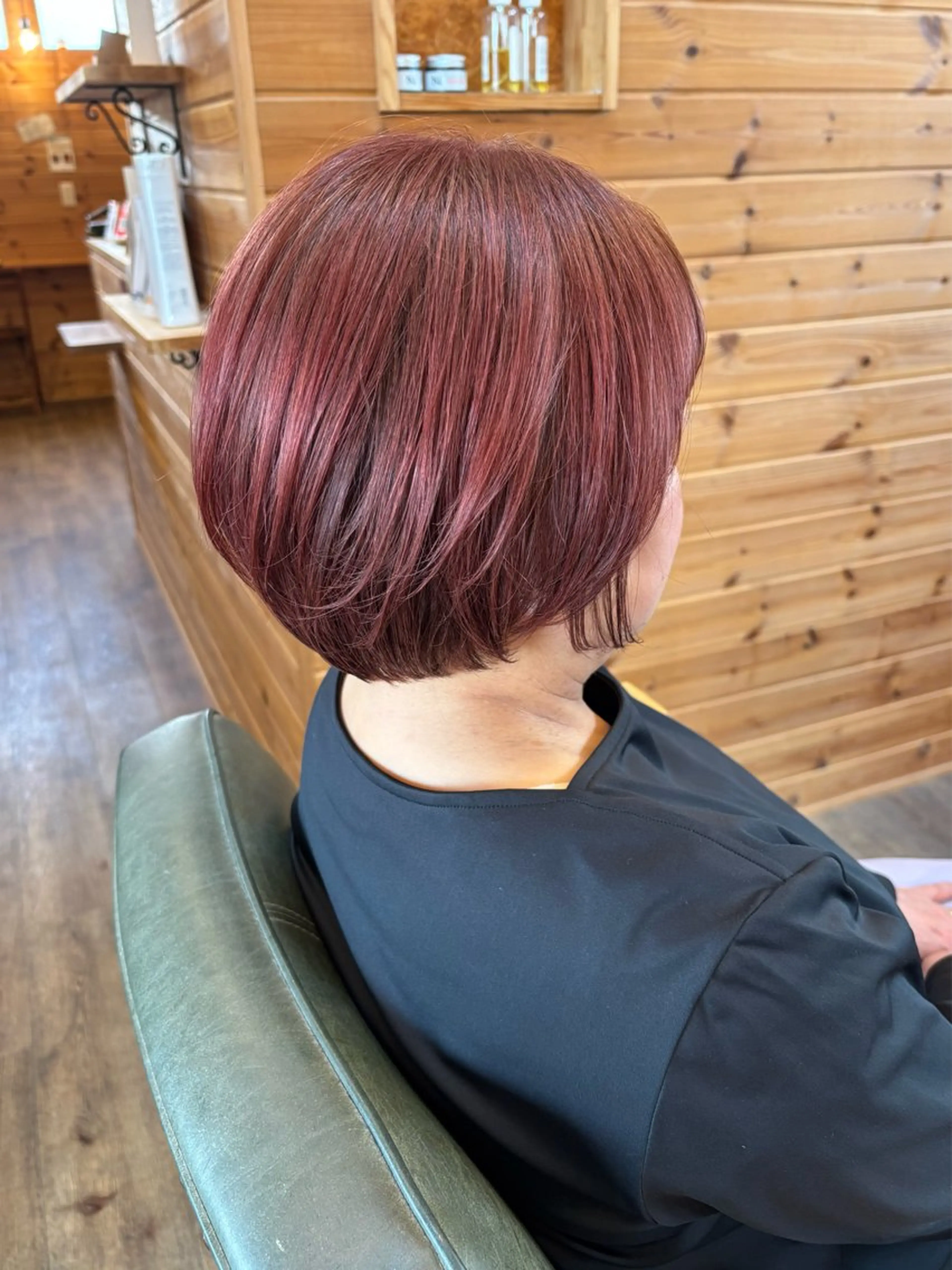 ショート カラー ショートボブ ボブ ショートヘア Hair Design  MO-KU一宮店所属・前川 紗良のマツエク・マツパデザイン