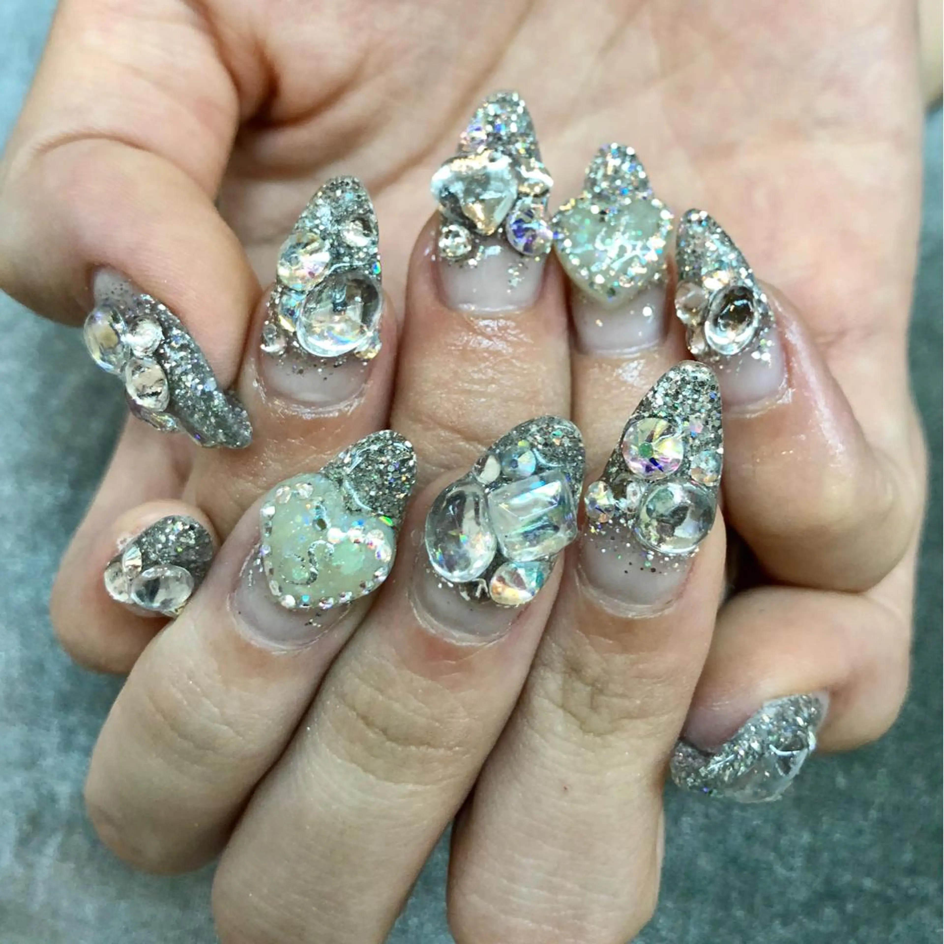 【初回】《オフ有り》スカルプチュア★アートやり放題【ストーンつけ放題★】ジェルオフ210分スカオフ230分の写真