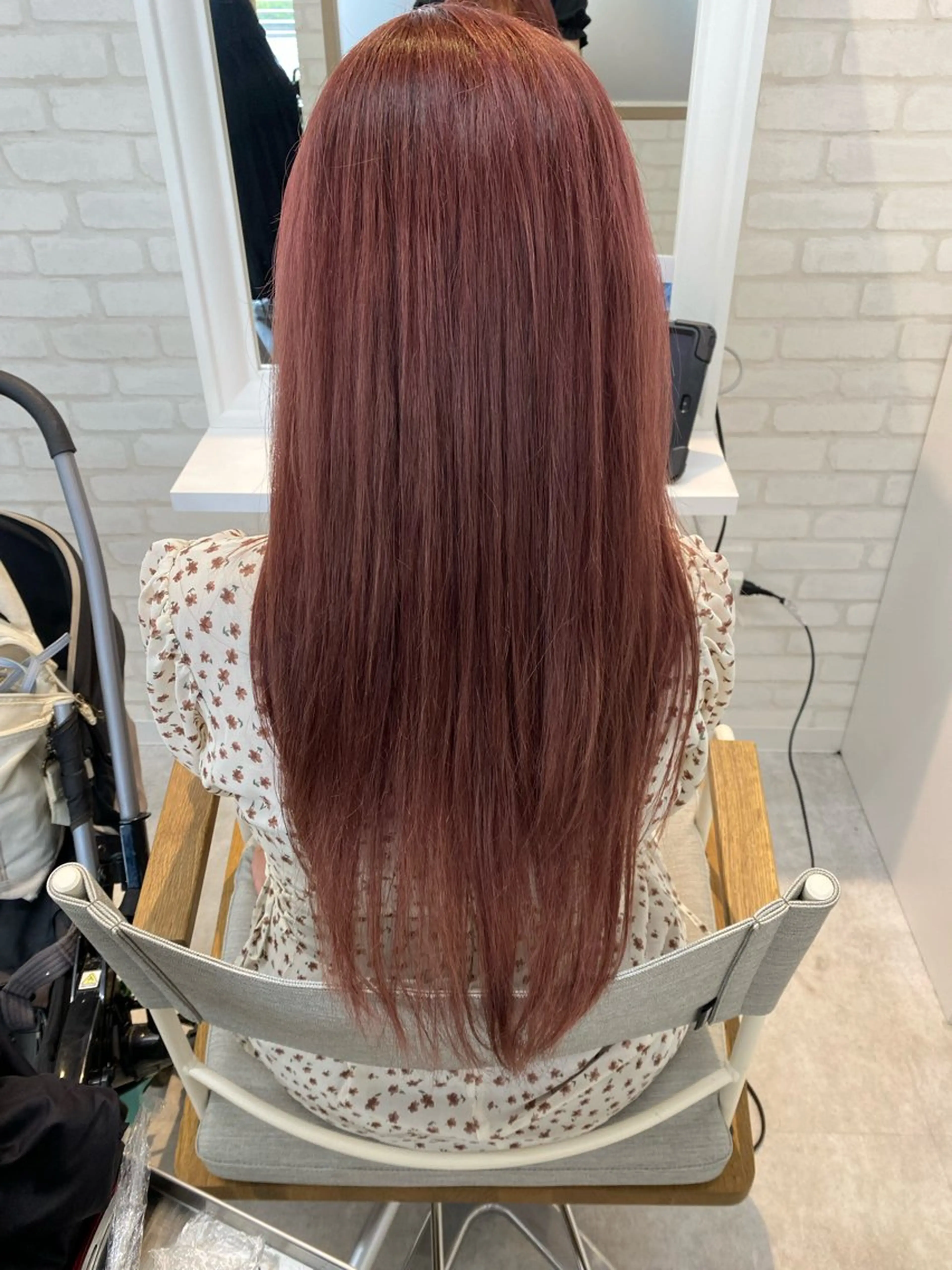 ロング カラー ヘアカラー トリートメント THETAふじみ野 野宮のヘアスタイル