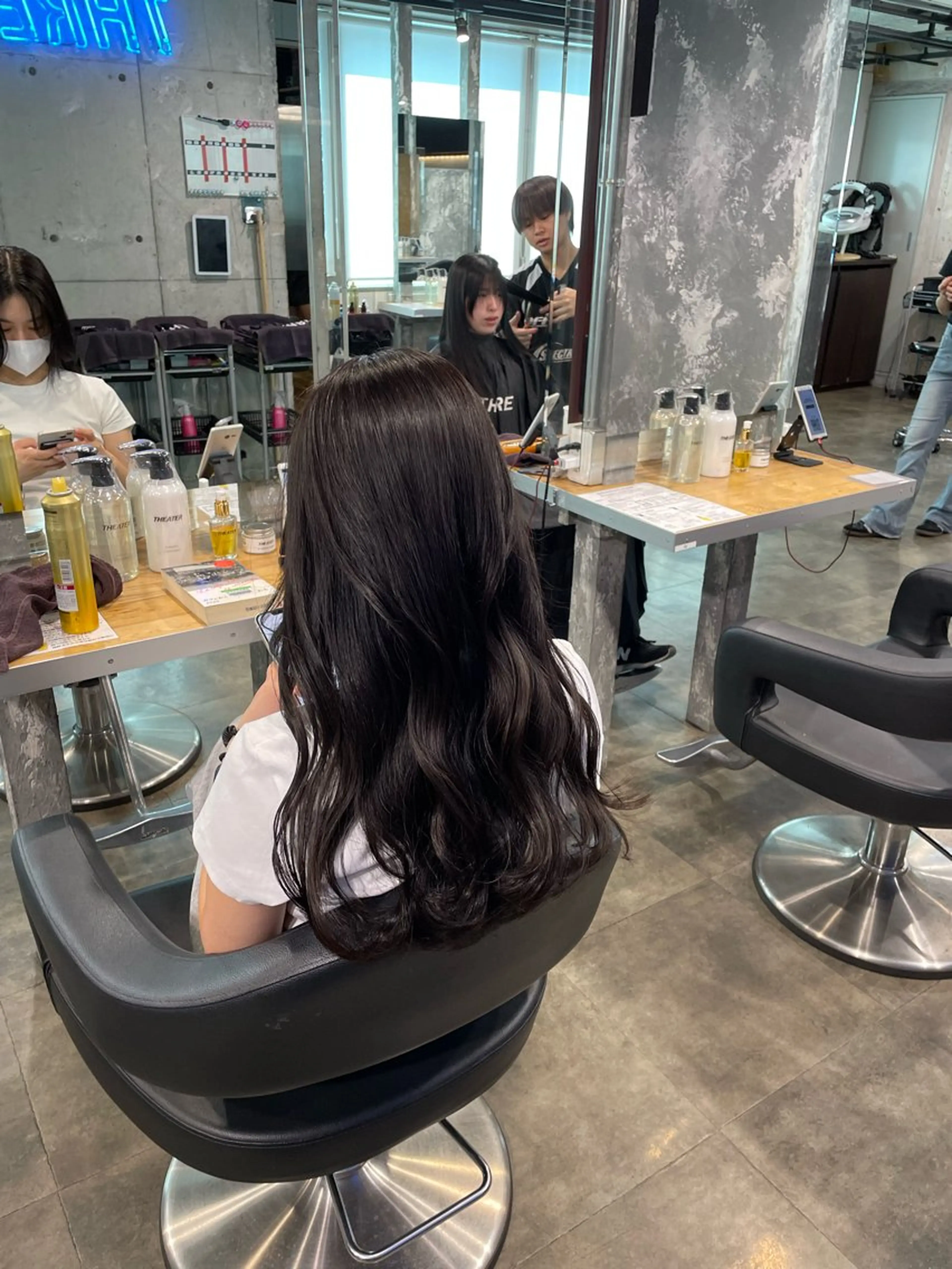 カラー 🤍透明感韓国 レディ/まりん🤍のヘアスタイル