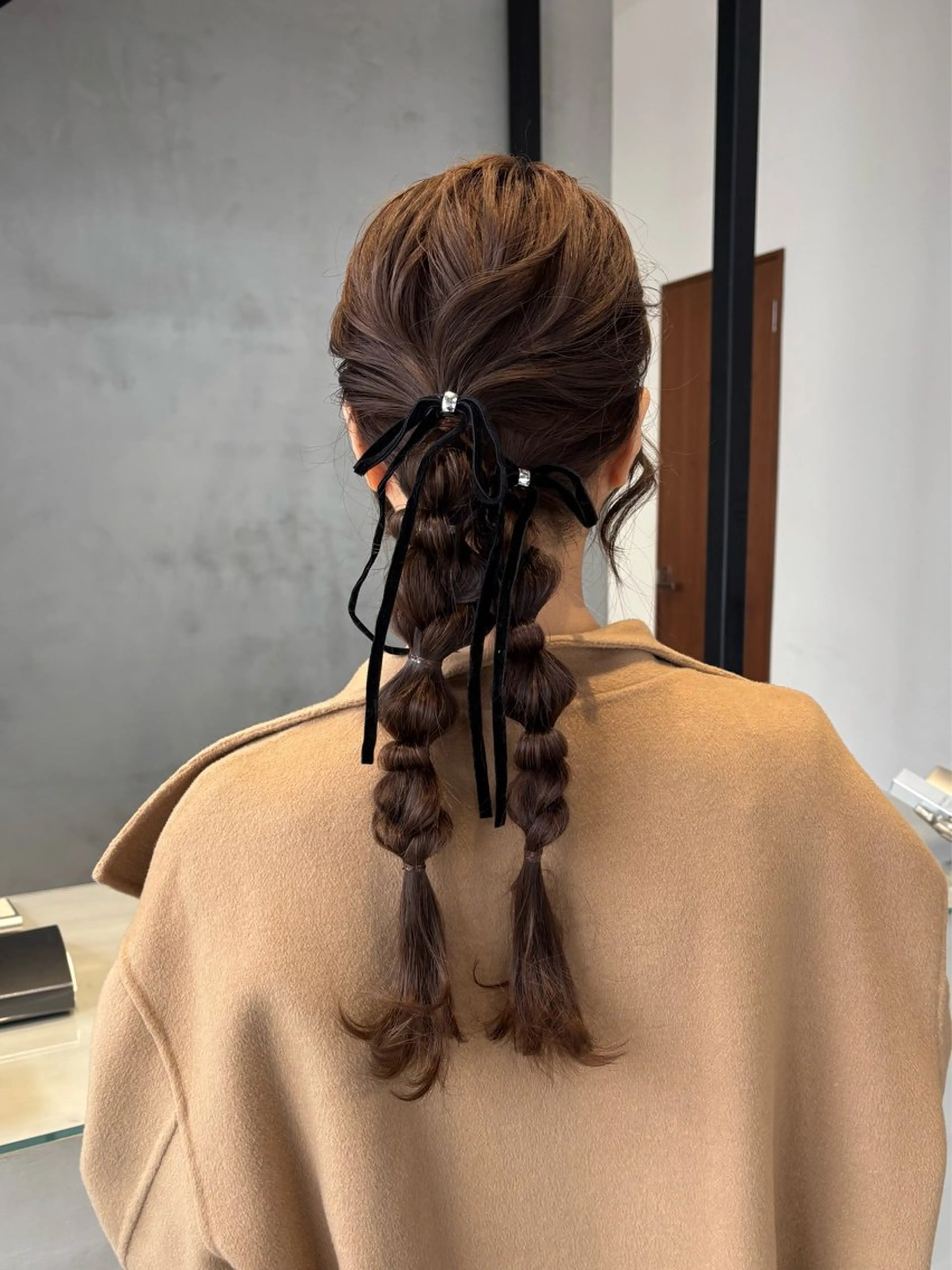 ロング 岡本 彩楓のヘアスタイル