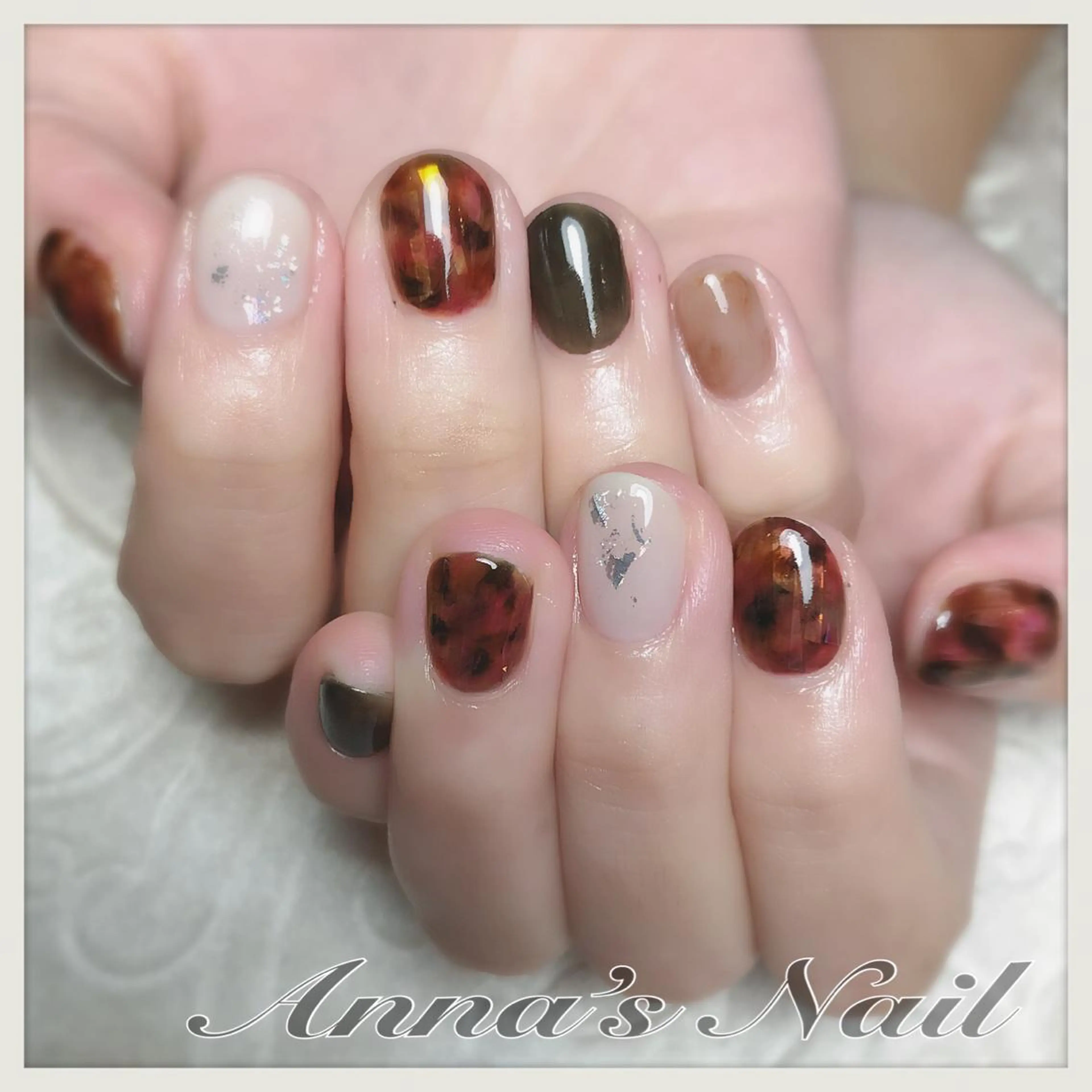 ネイル ニュアンスネイル Anna’s Nail所属・清口 杏奈のネイルデザイン