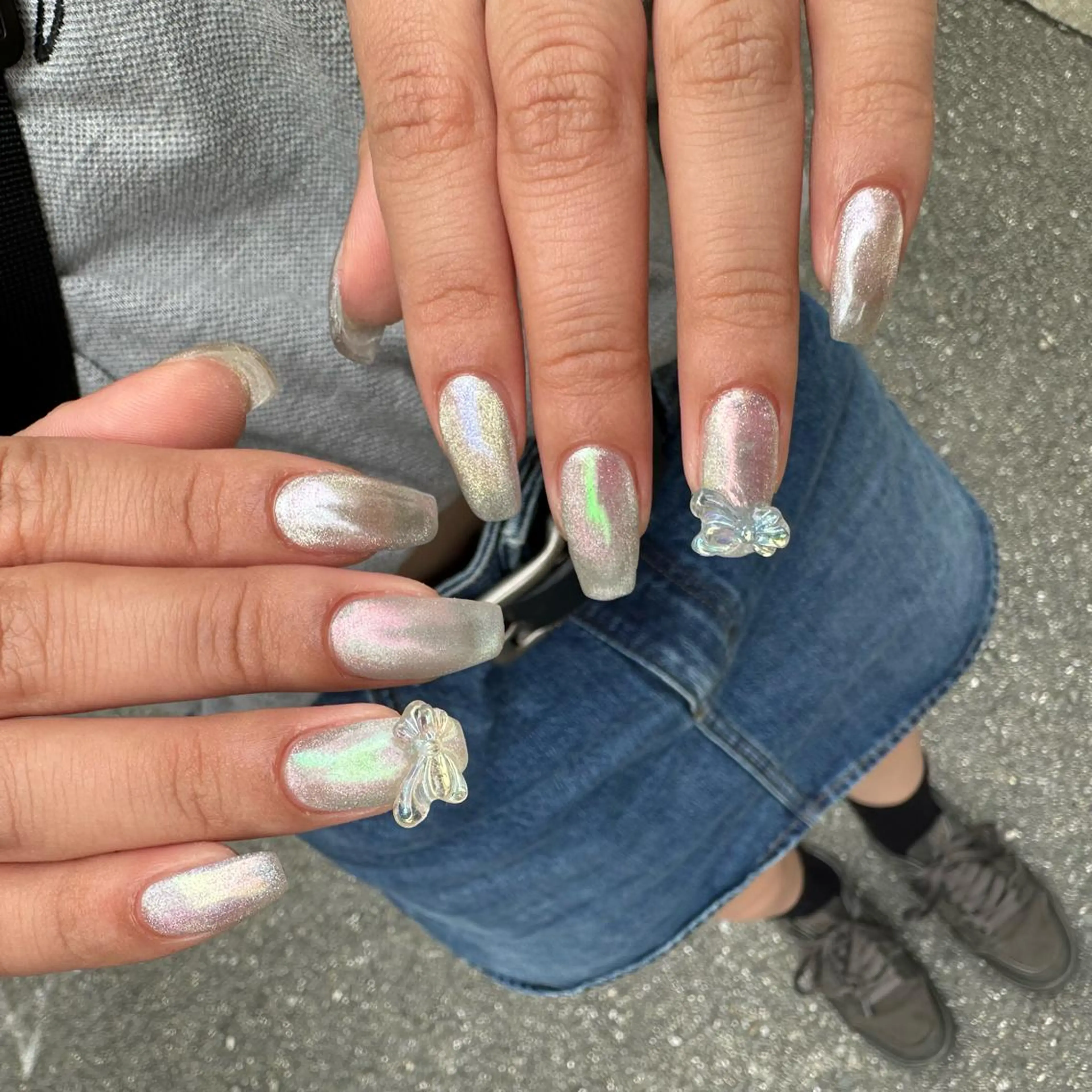 ロング カラー ヘアアレンジ キッズ ネイル マツエク・マツパ アイブロウ 福田 加奈のネイルデザイン