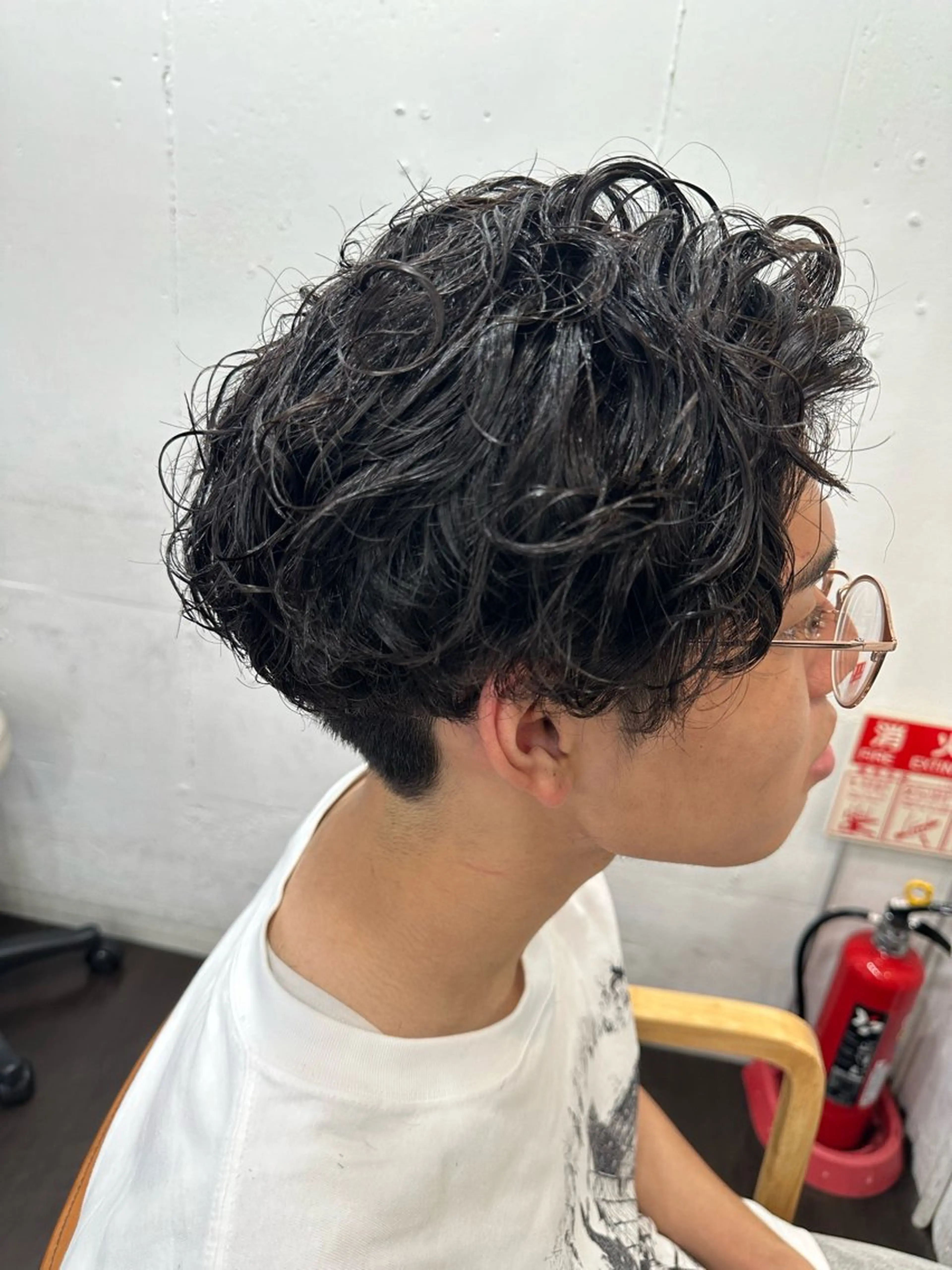ショート パーマ 上田 直樹のヘアスタイル