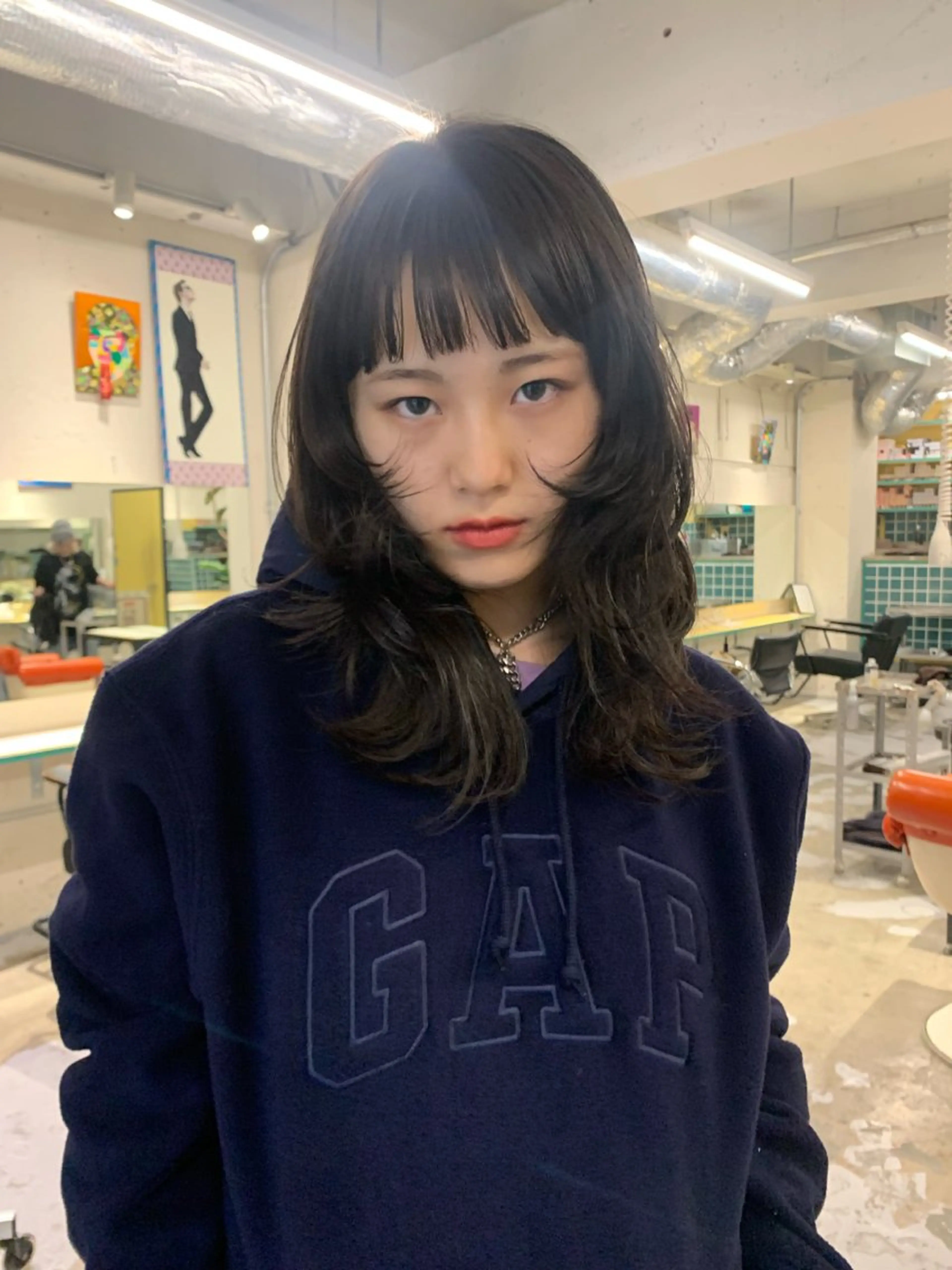 ロング カラー ハッシュカット/ MAYAのヘアスタイル