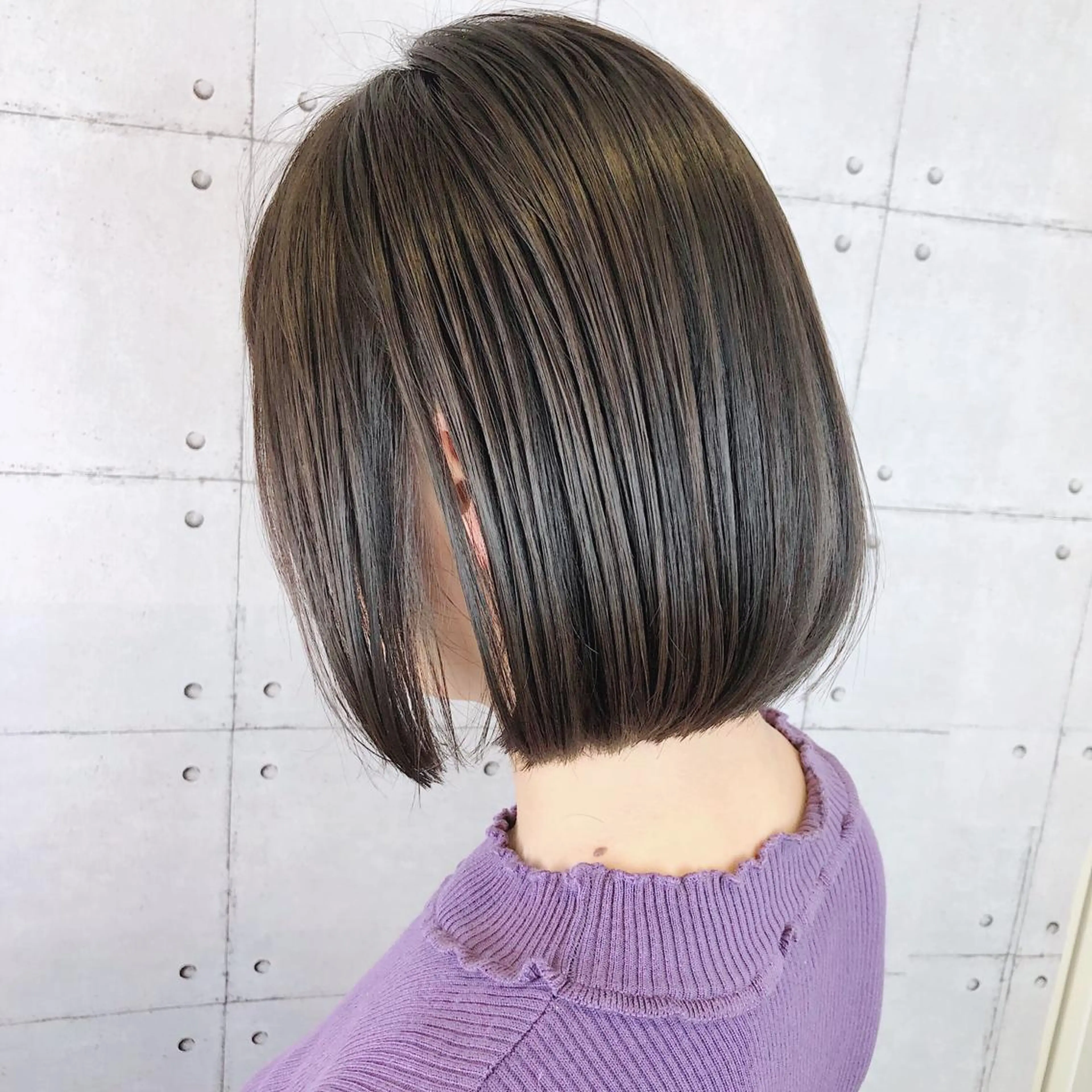 ショート カラー 黒髪 ブリーチ 透明感カラー デザインカラー ハイライトカラー 美髪専門サロンby mile所属・美髪専門サロン kazuのヘアスタイル