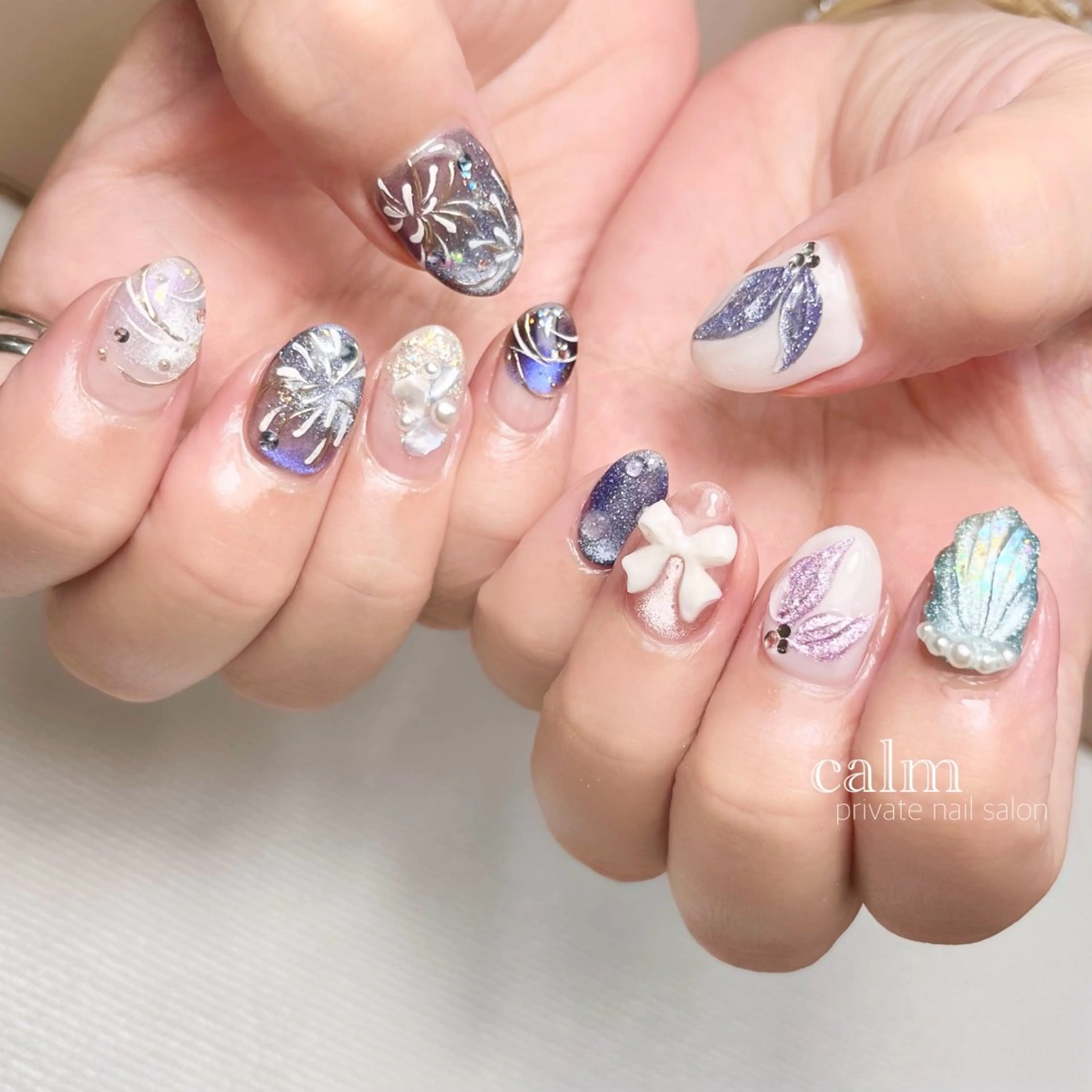 ネイル ハンドネイル calm 〔ｶｰﾑ〕のネイルデザイン