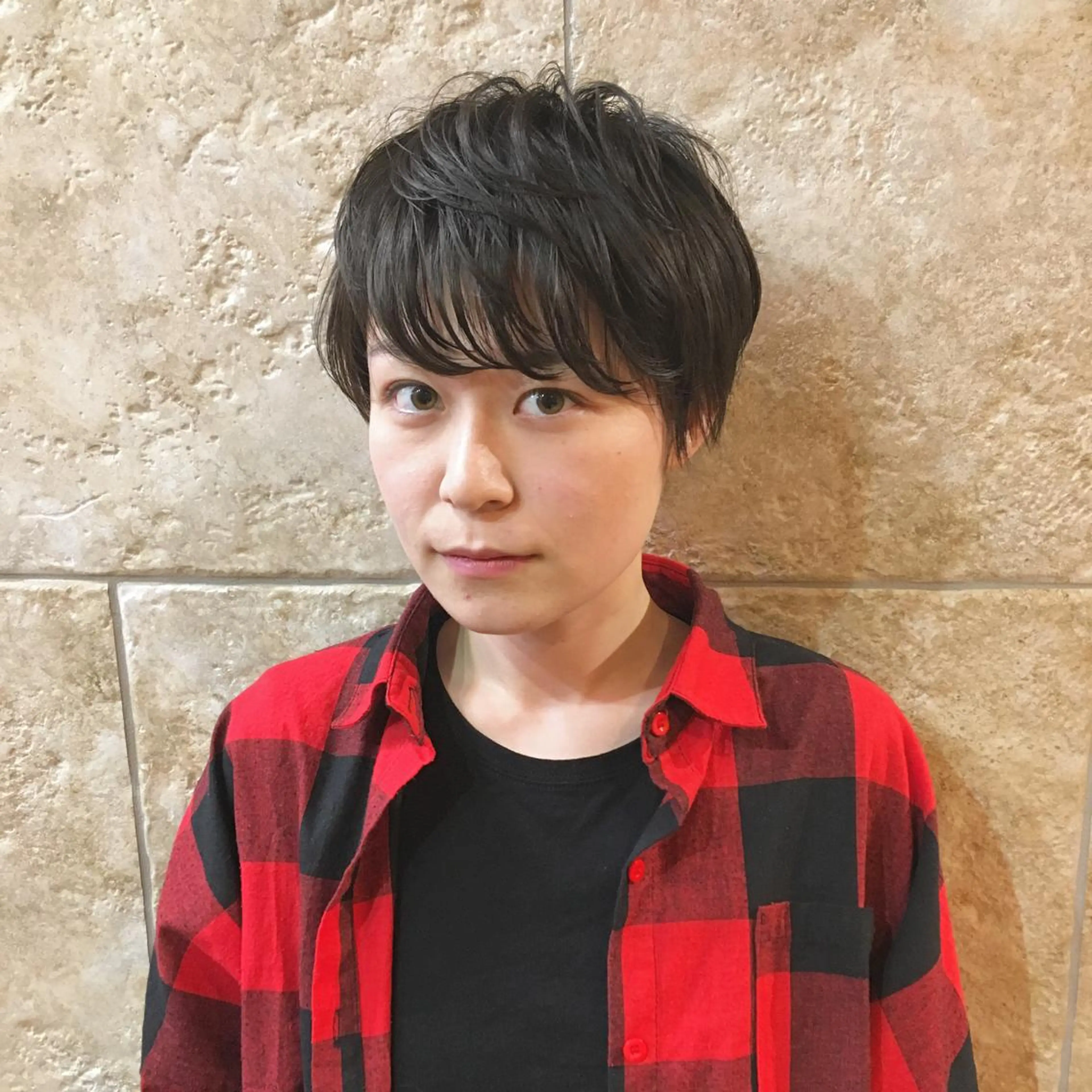 ショート カラー 斉藤 貴也のヘアスタイル