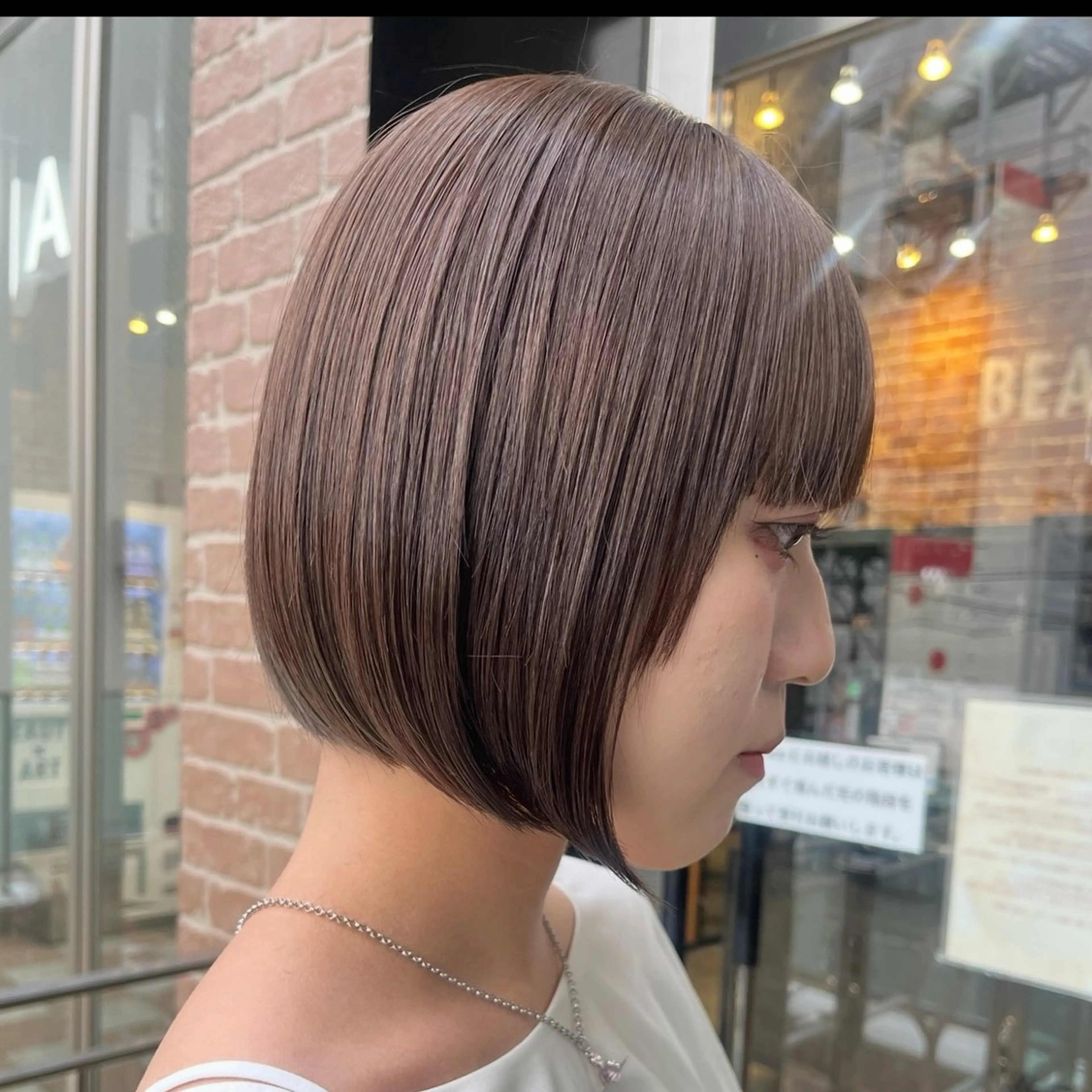 ショート カラー 外国人風カラー 外ハネヘア ウルフカット カット トリートメント ヘアセット times salon名駅所属・久木原 ゆりのヘアスタイル