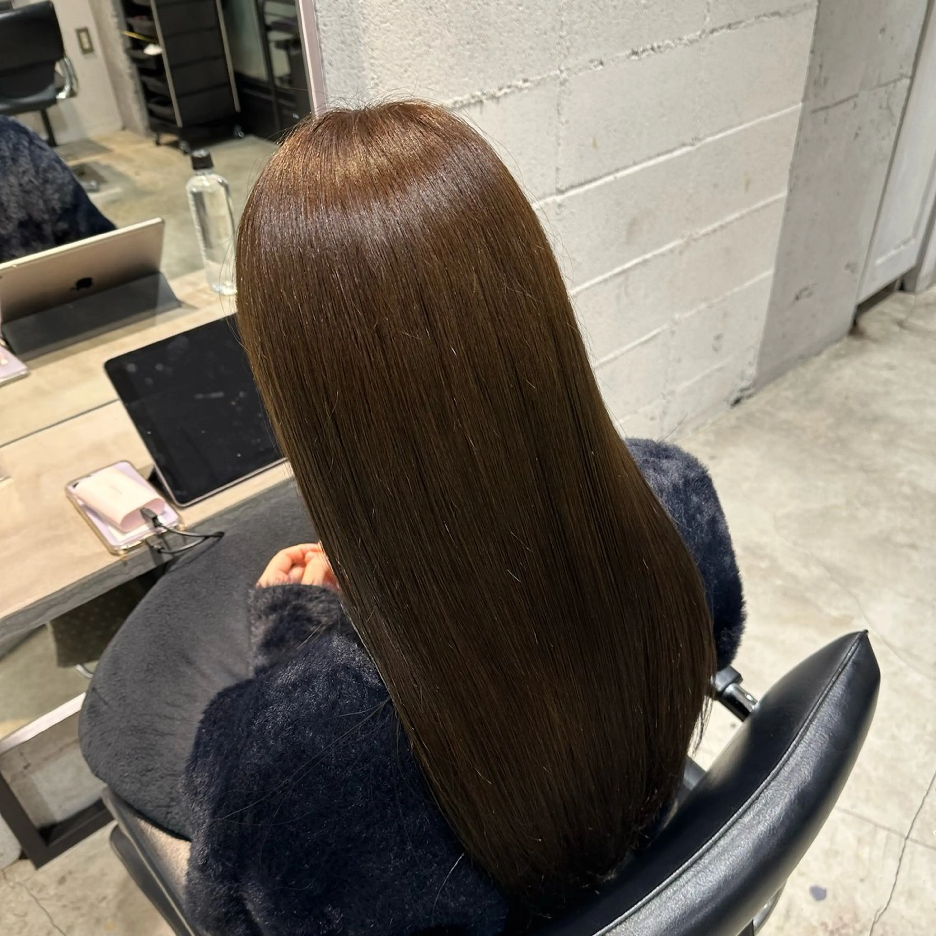 ロング カラー ブラウンカラー はなか こうすけのヘアスタイル