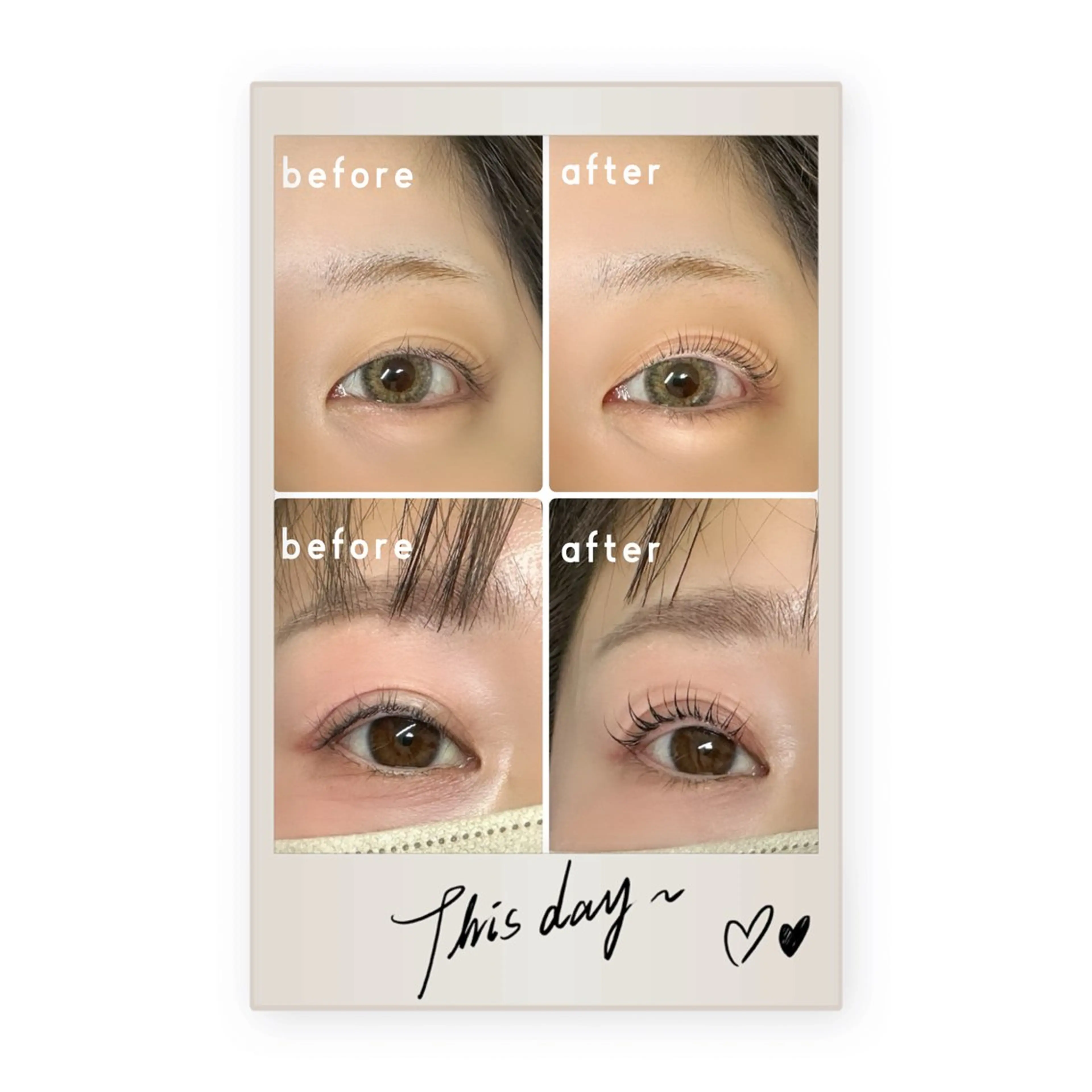 マツエク・マツパ EYEしてる megumiのマツエク・マツパデザイン