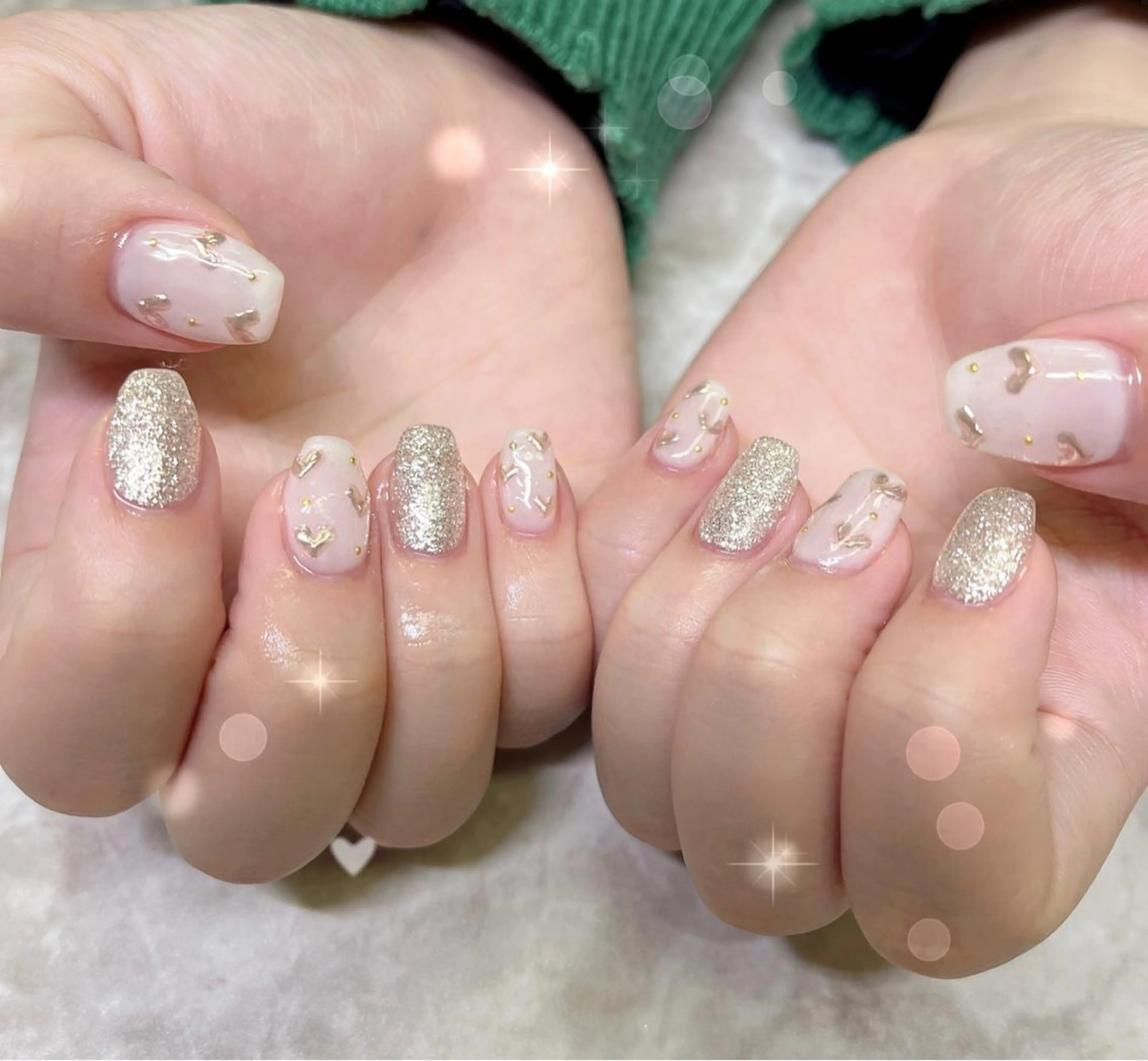 ネイル ミラーネイル ハンドネイル Sasaki Kyokaのネイルデザイン