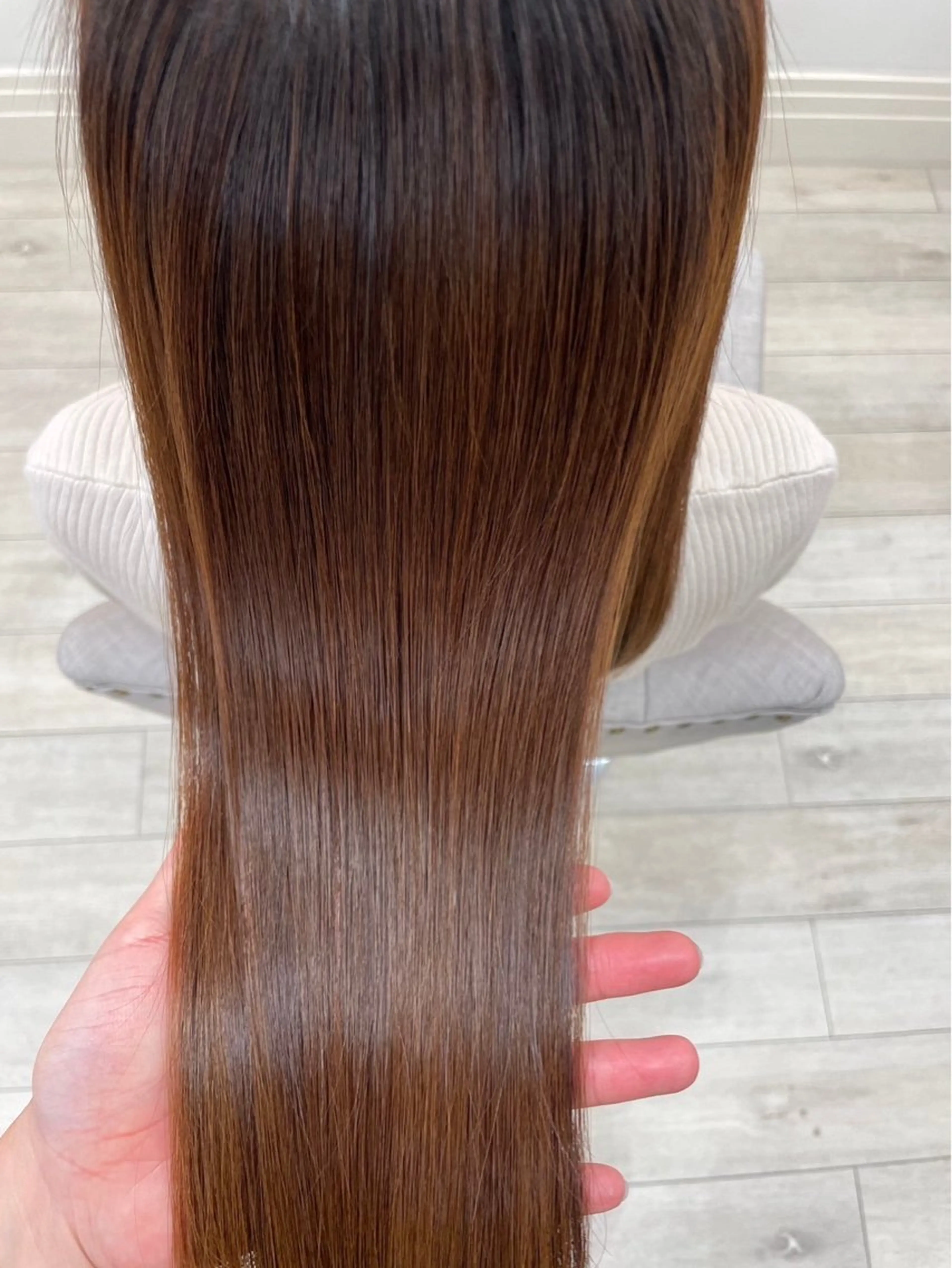 ロング ミサキ🫧 前髪カットモデルのヘアスタイル