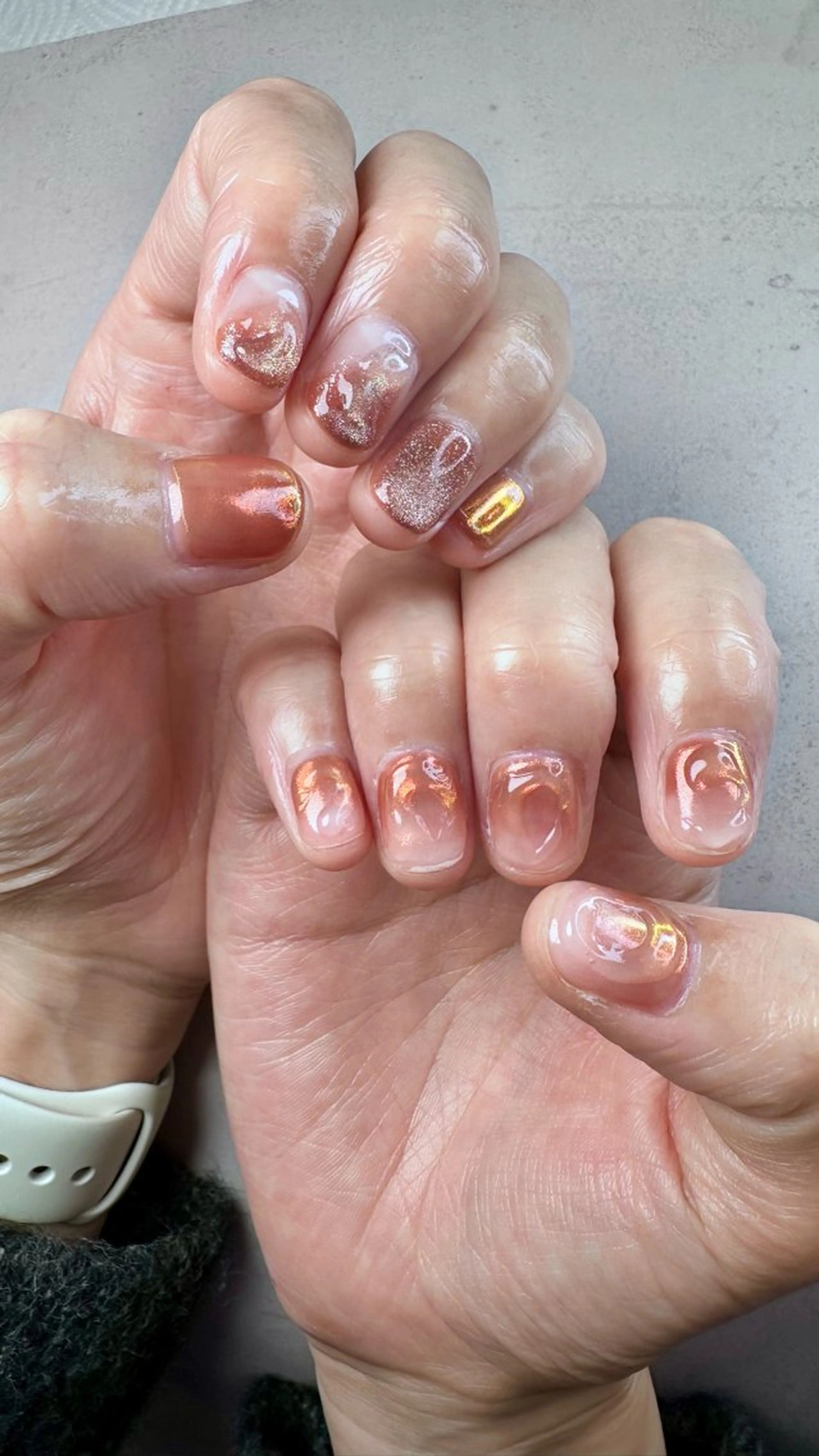 ネイル ニュアンスネイル ハンドネイル ハンドケア Atelier Ariのネイルデザイン