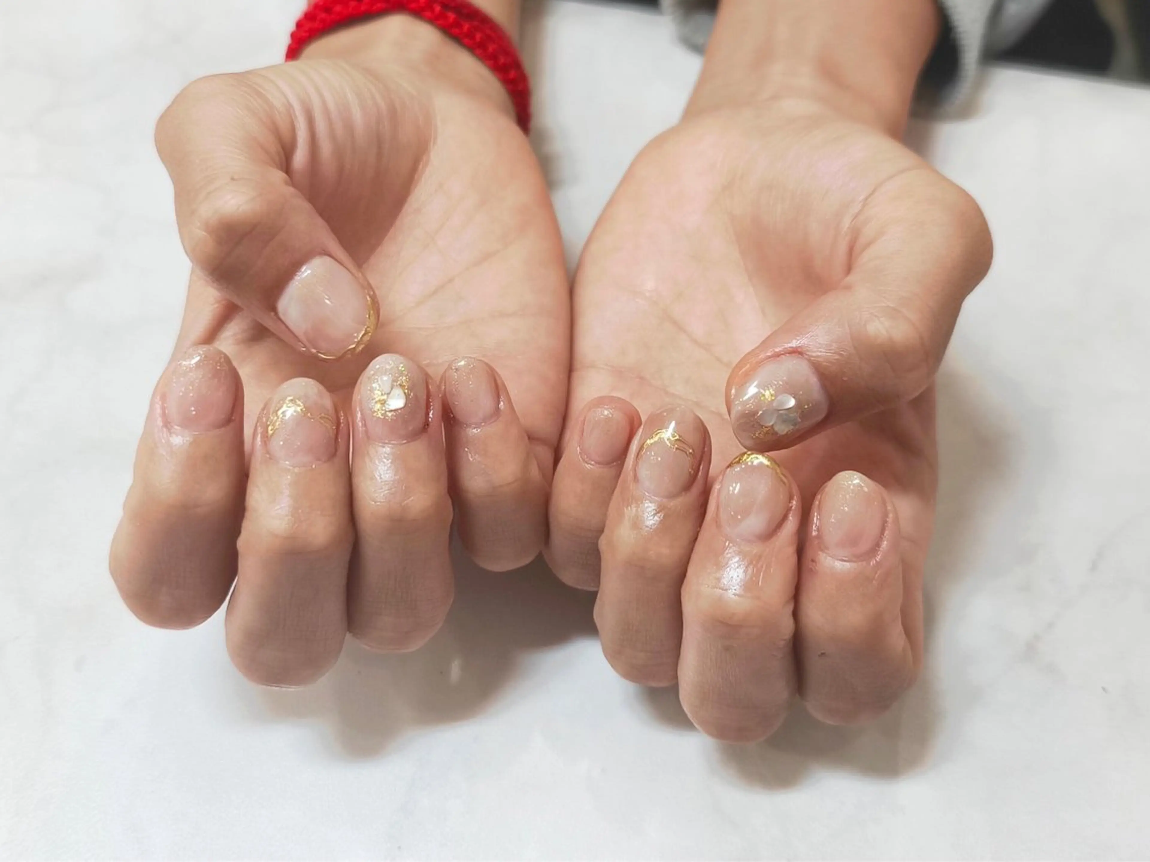 ネイル ニュアンスネイル ショートネイル K. SATOのネイルデザイン