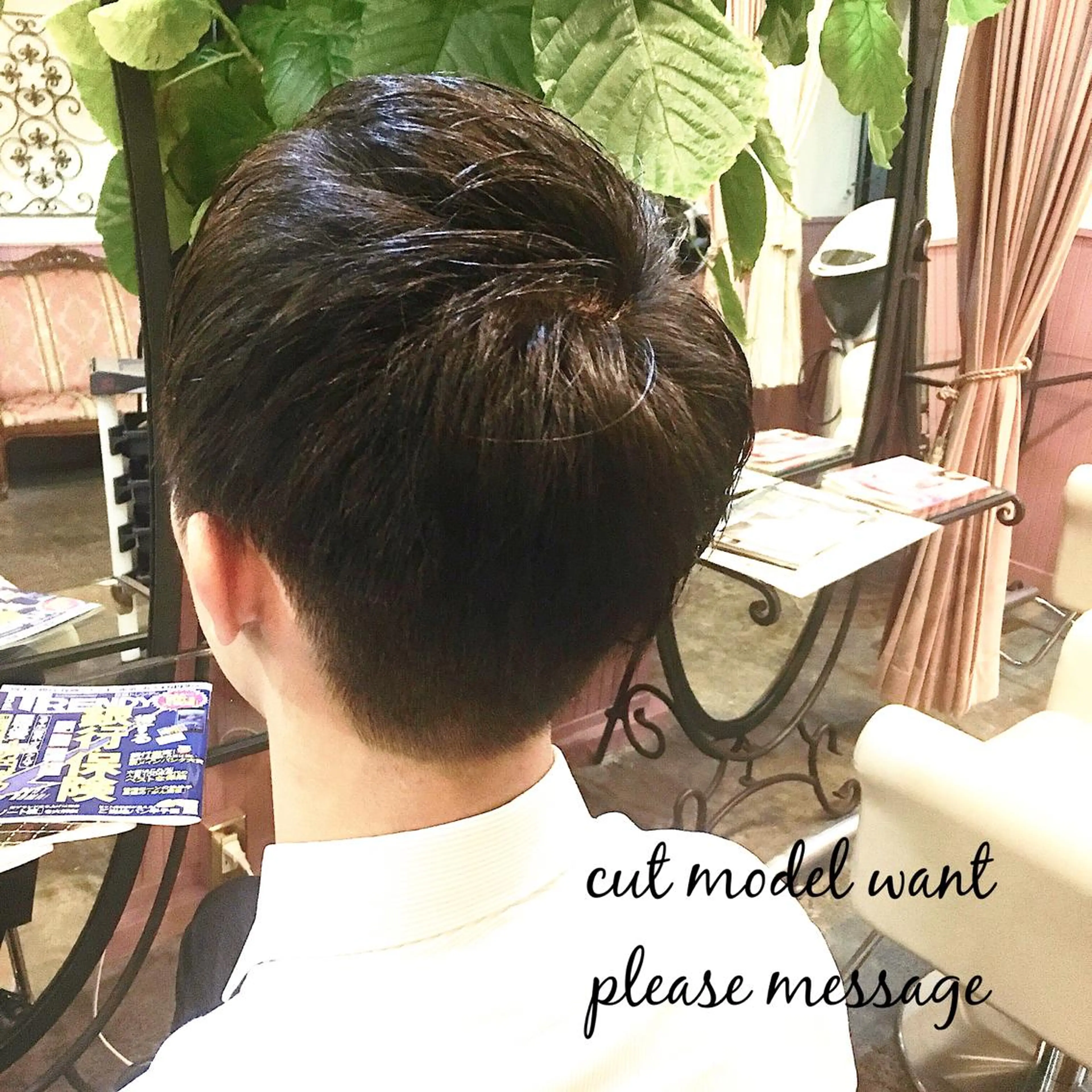 ショート パーマ メンズ メンズパーマ 表参道Lise おおいしおりのヘアスタイル