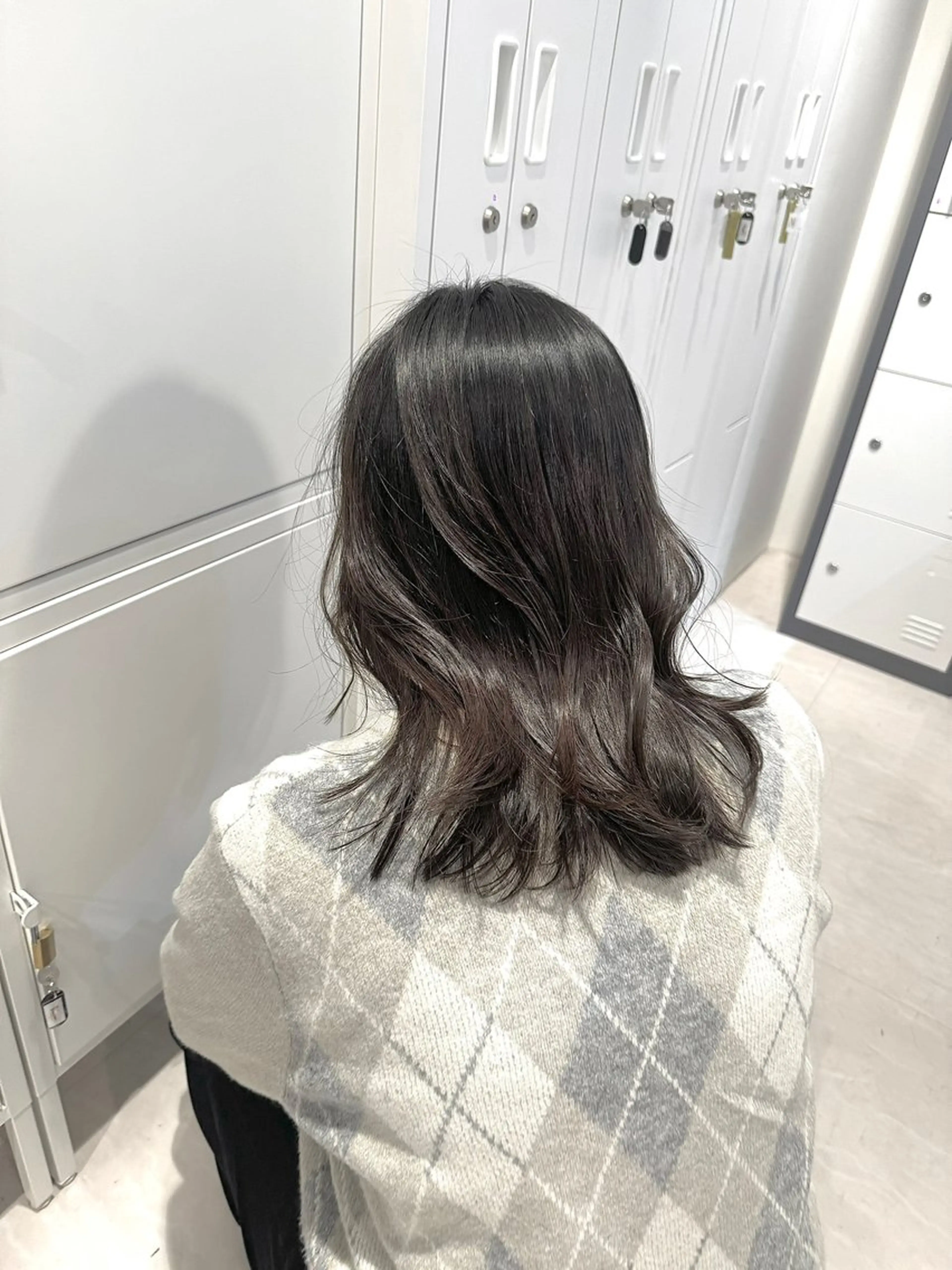 ミディアム カット ヘアカラー chill仙台所属・藤田 一樹のヘアスタイル