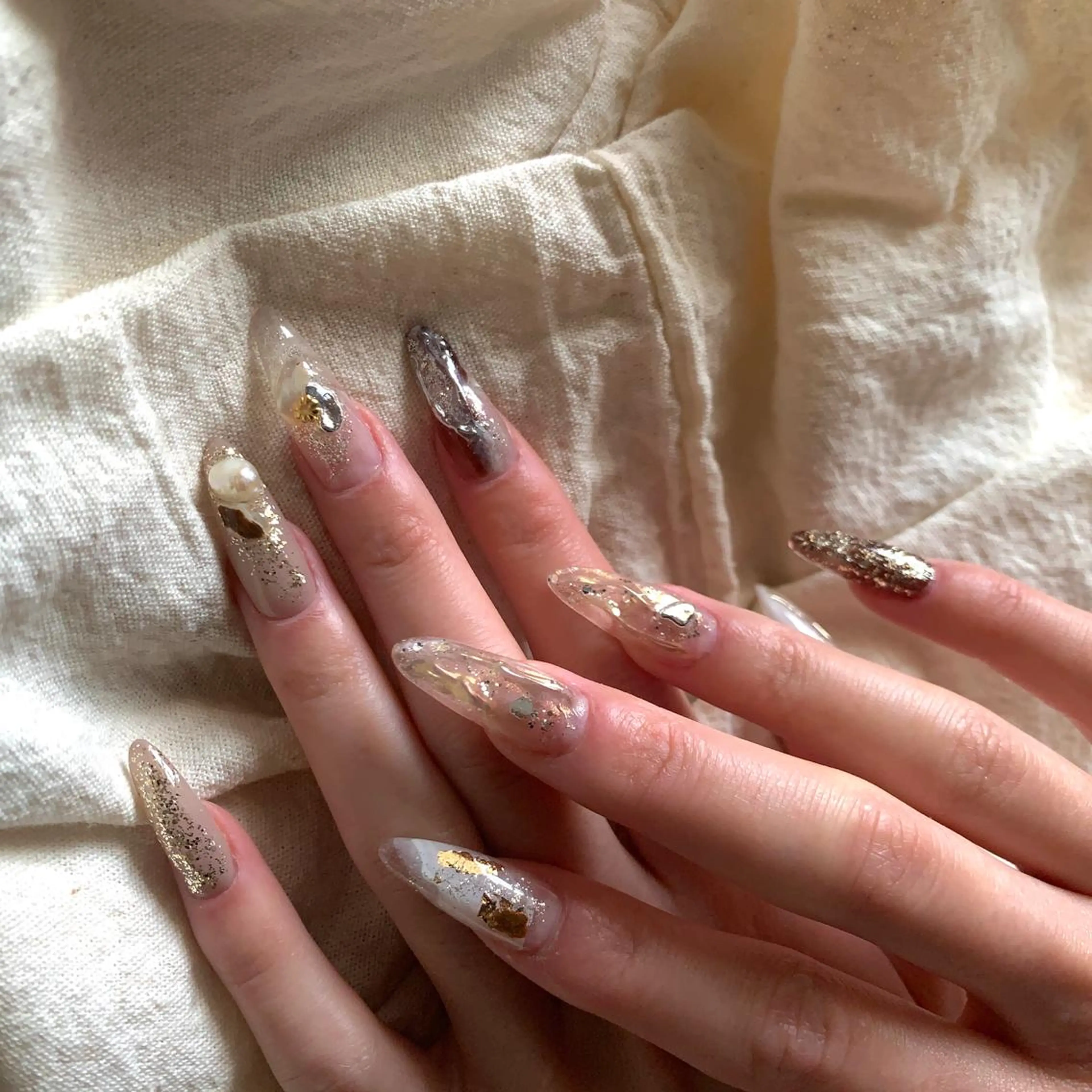 ネイル スカルプネイル repos~ルポ~所属・里見 麗のネイルデザイン