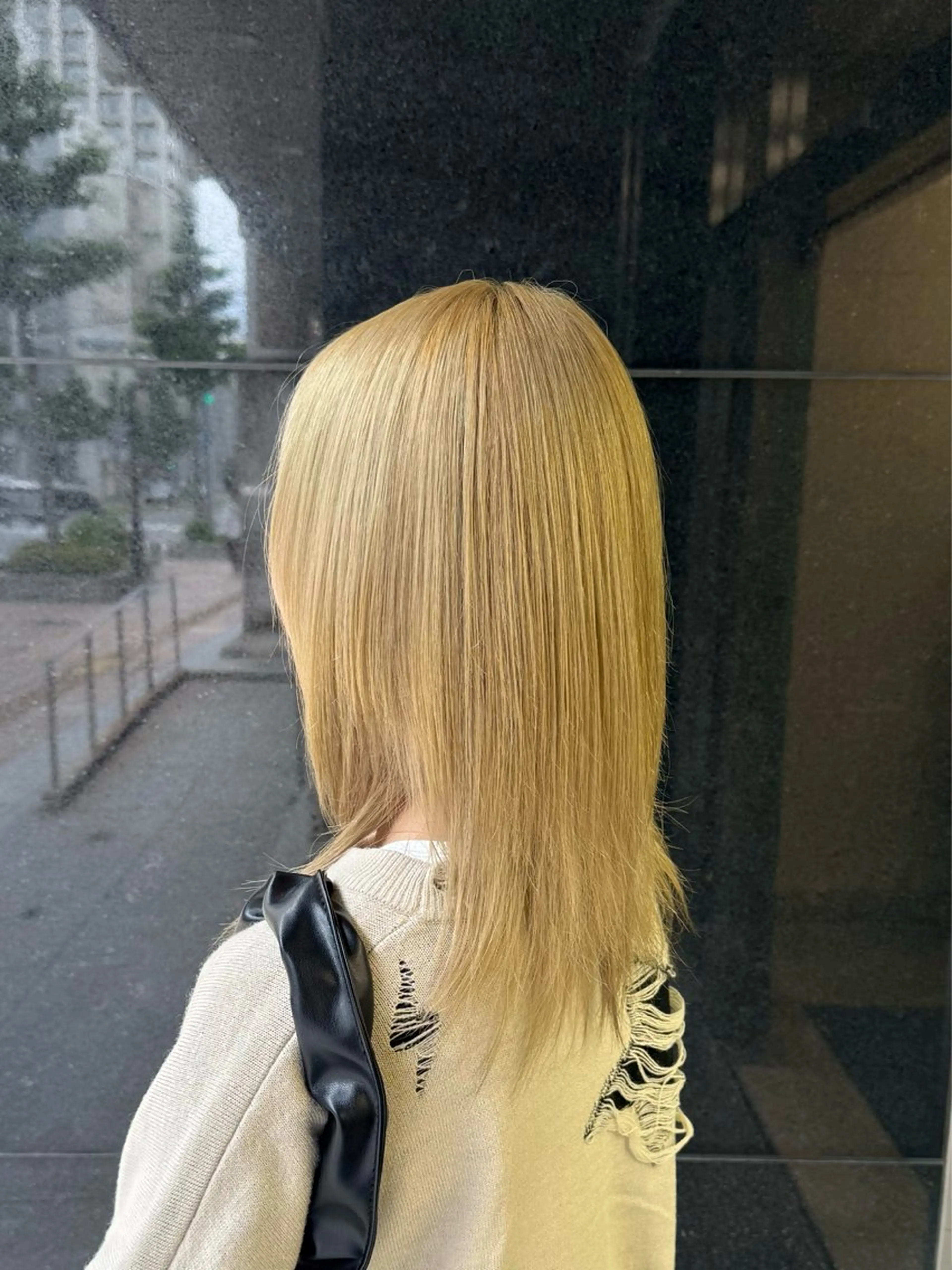 セミロング カラー ヘアカラー REFLECTION所属・ハイトーン /レイヤー/ふみやのヘアスタイル