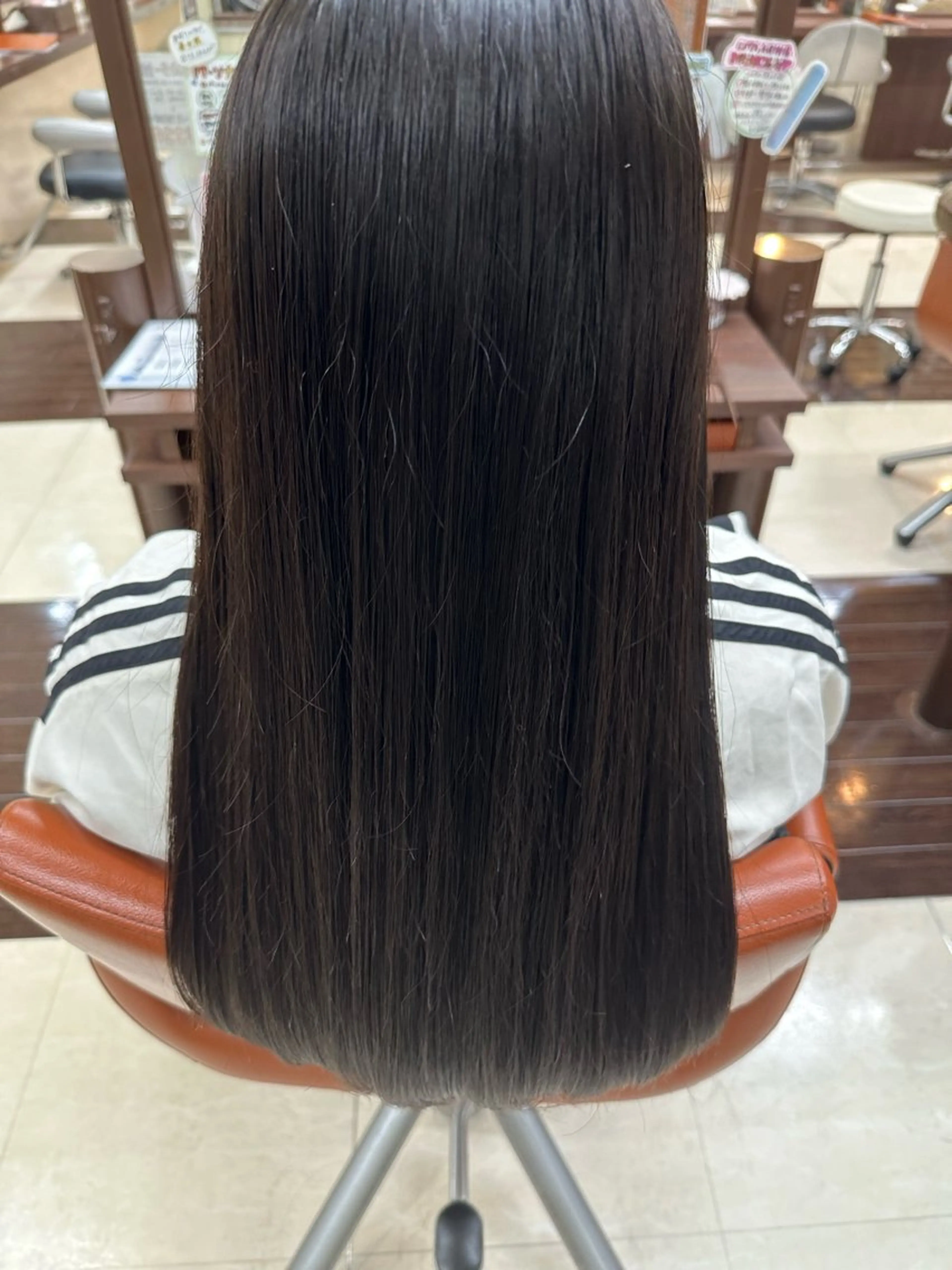 ロング 髪質改善 縮毛矯正 カット 縮毛矯正 トリートメント 成田で1番扱いやすい 髪へ導くみつきのヘアスタイル