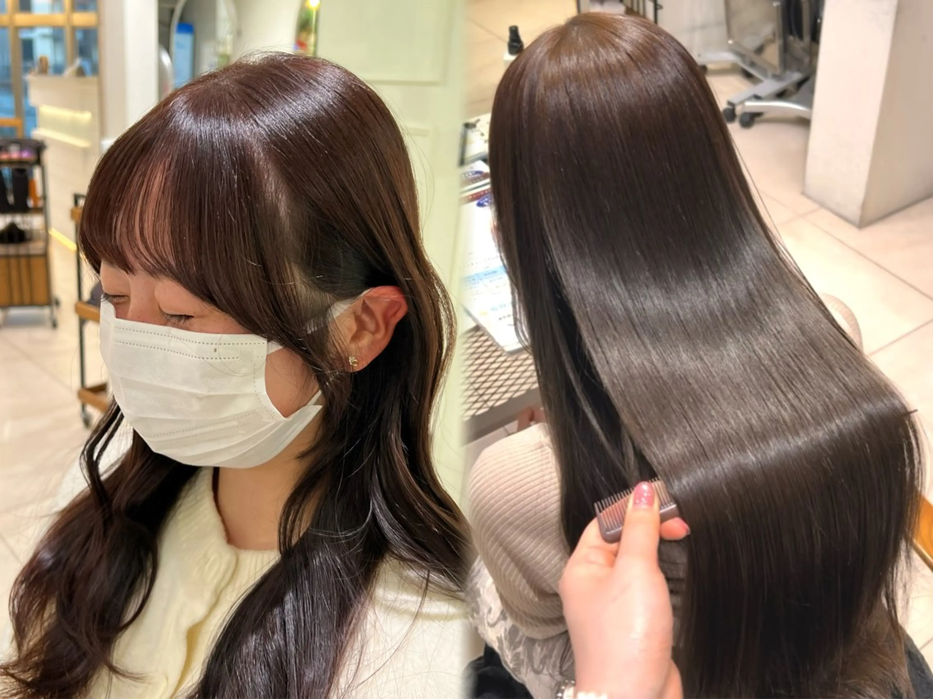 カラー カット ヘアカラー トリートメント Yu-ki🫧 /カラー指名No.1のヘアスタイル