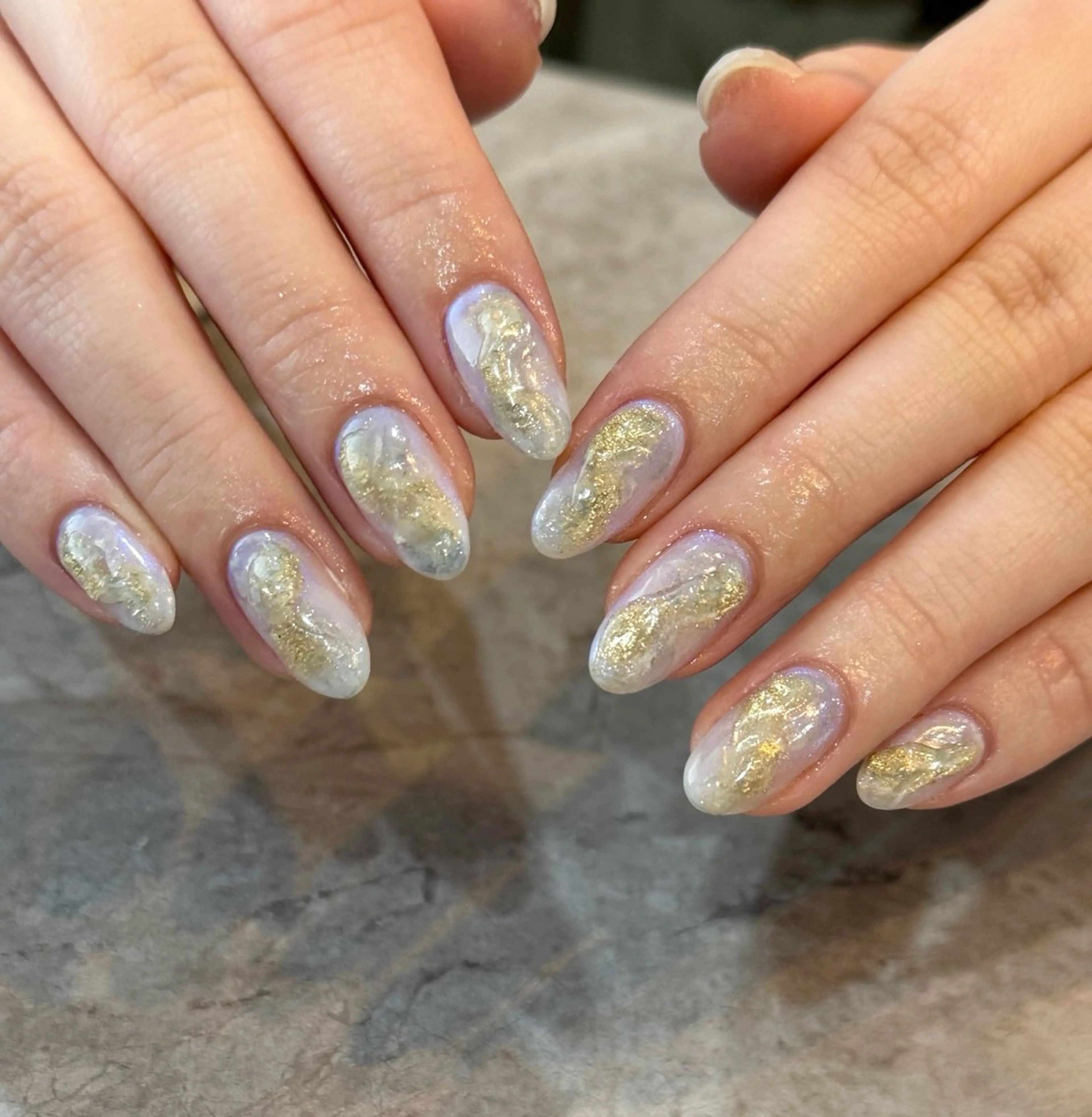 ネイル ニュアンスネイル ハンドネイル Blé nailのネイルデザイン