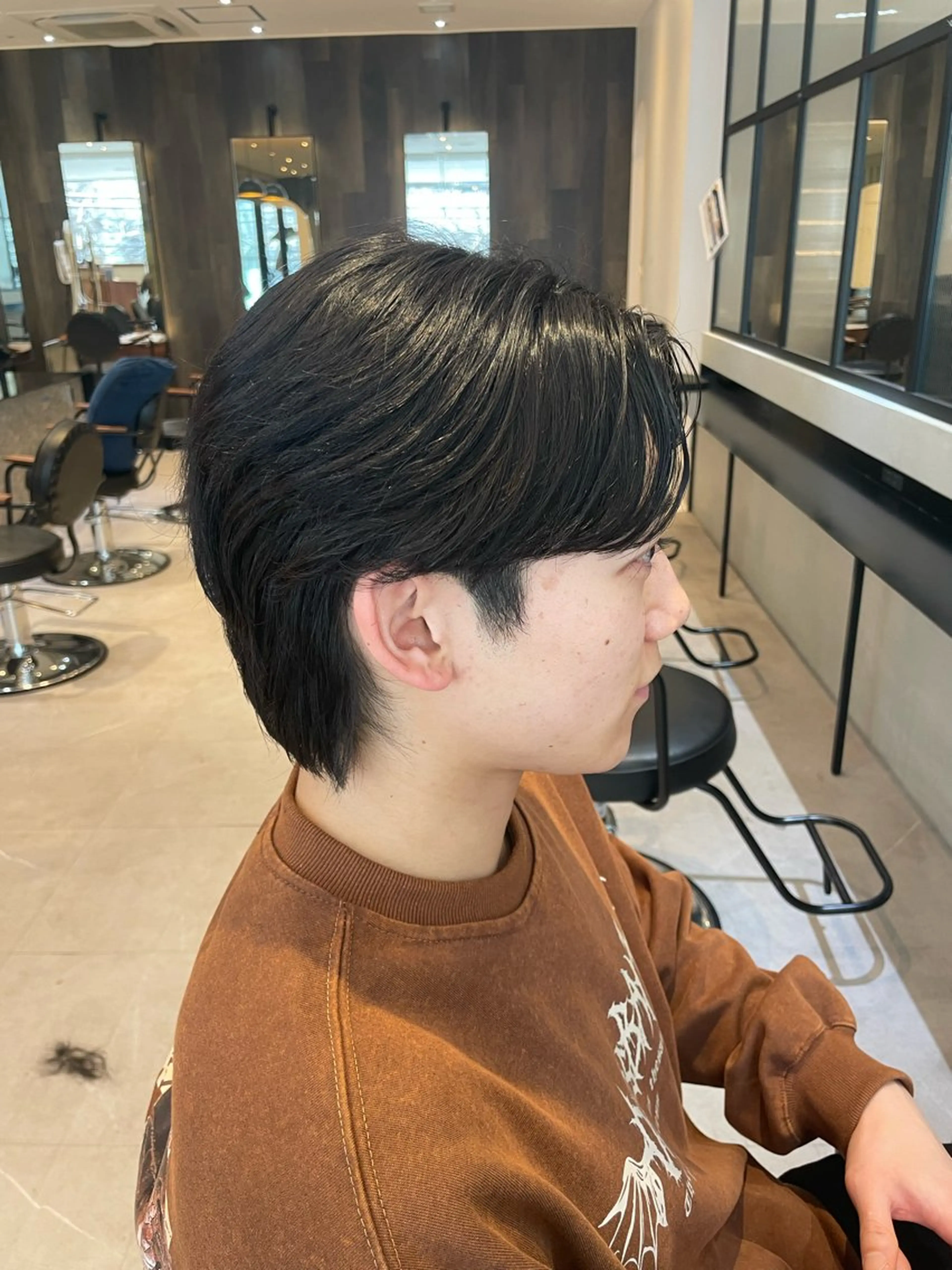 メンズ カルマパーマ メンズパーマ 韓国ヘア/そら レイヤー透明感カラーのヘアスタイル