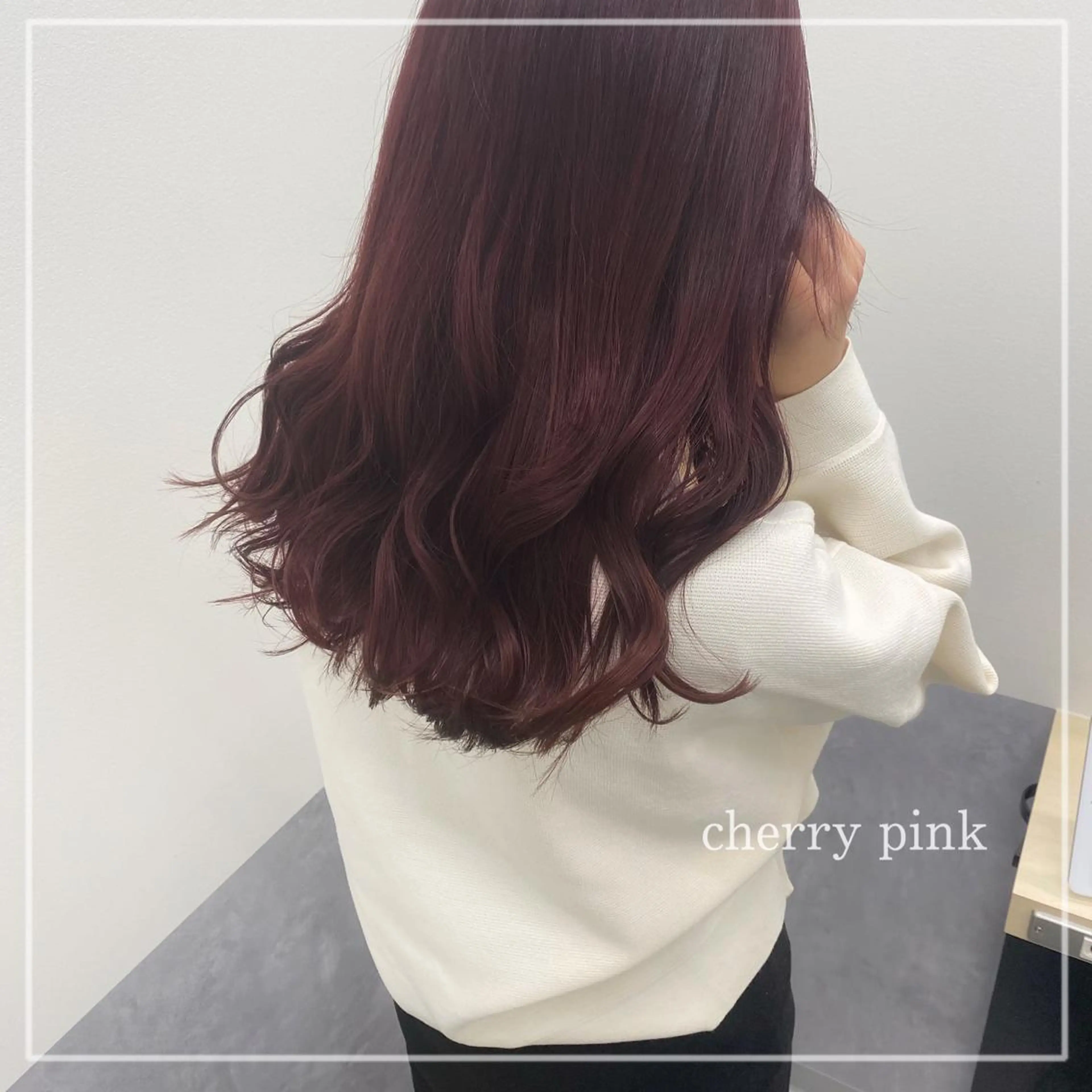 セミロング 💛Frameなんば /村田百花のヘアスタイル