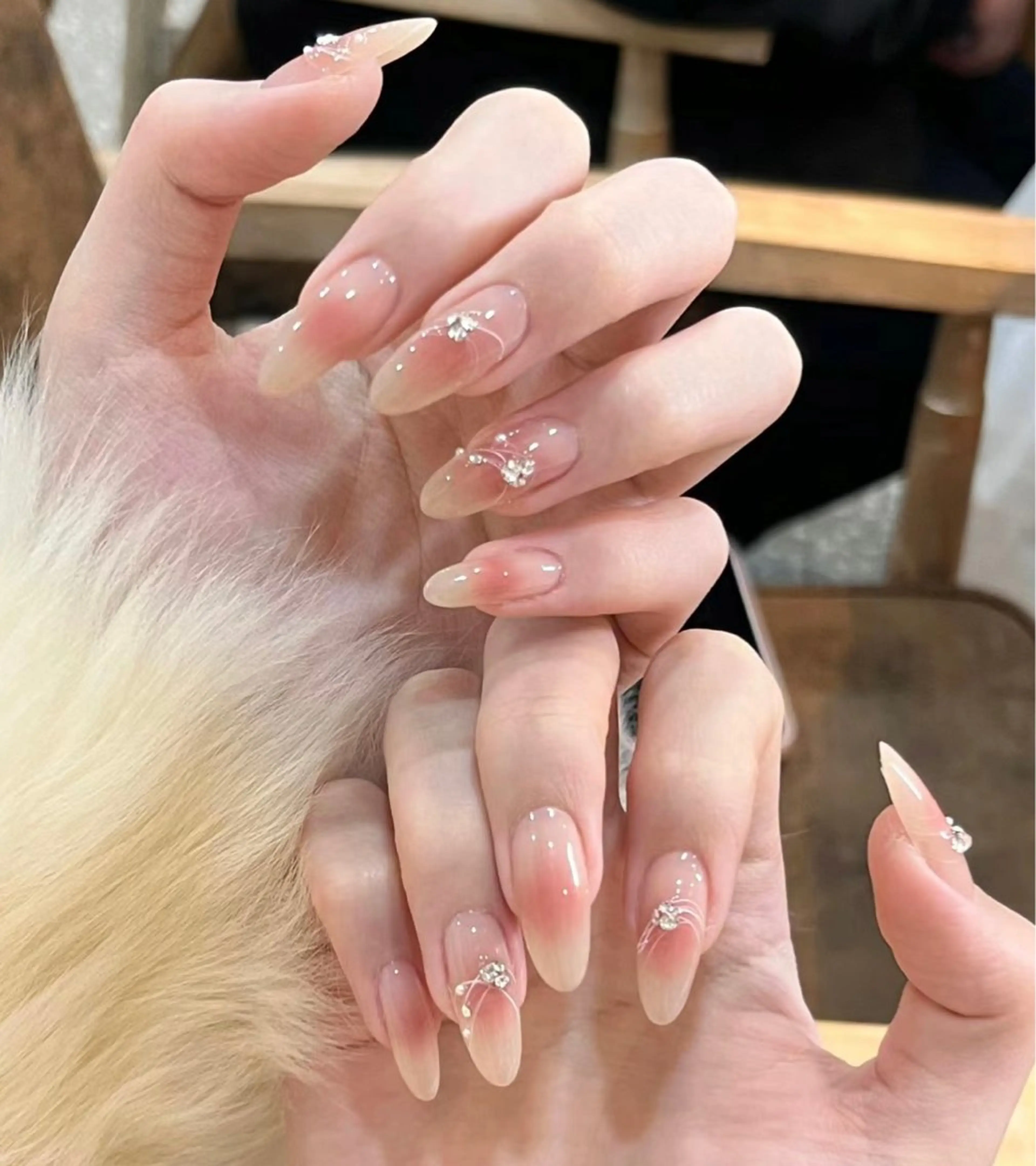 【HAND】大人気☆チークネイル☺️の写真