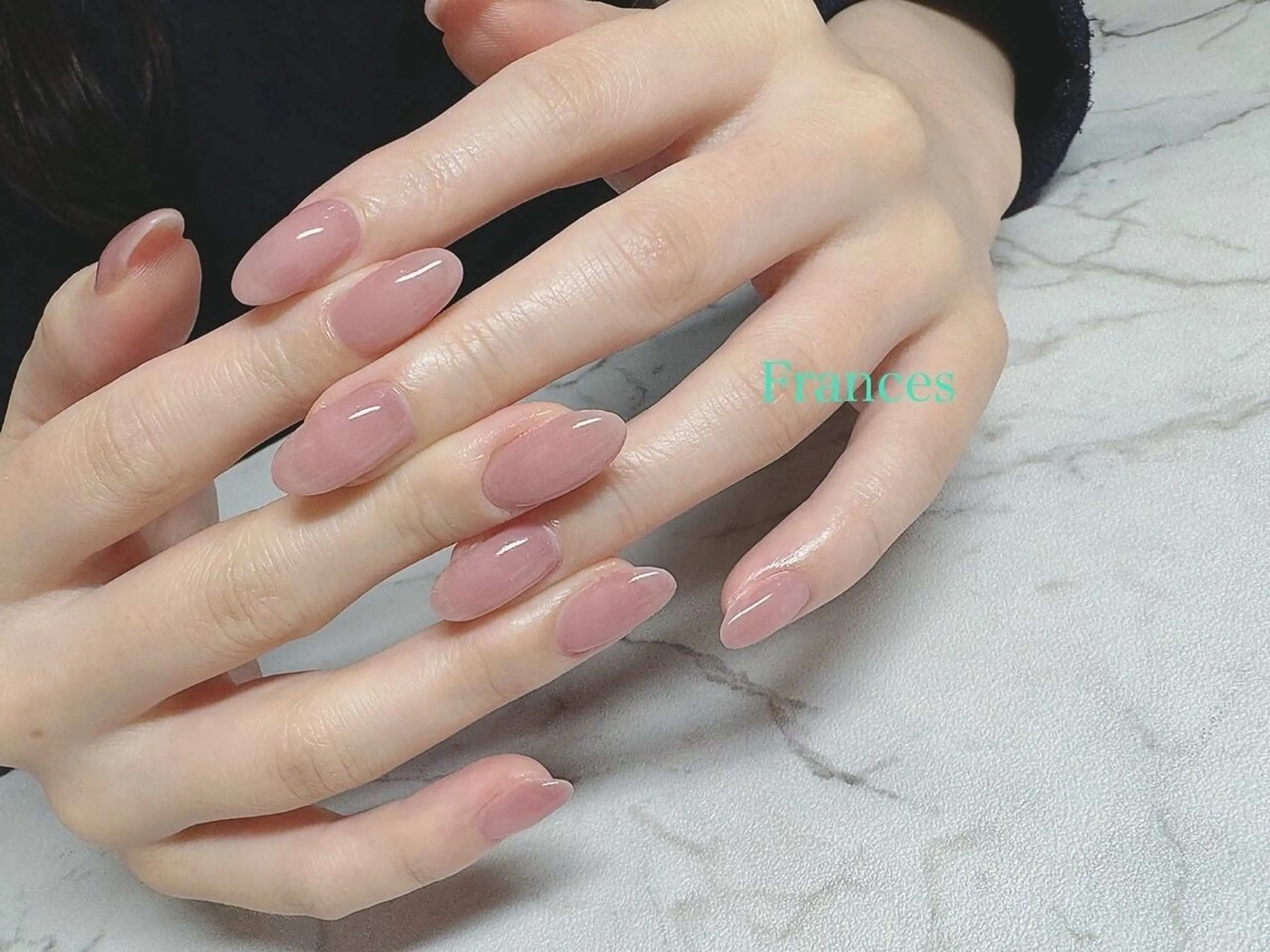 オフなし💅ワンカラーorカラーグラデーション【ちゅるんとかわいいヌーディーカラー豊富に取り揃えてます🎀】の写真