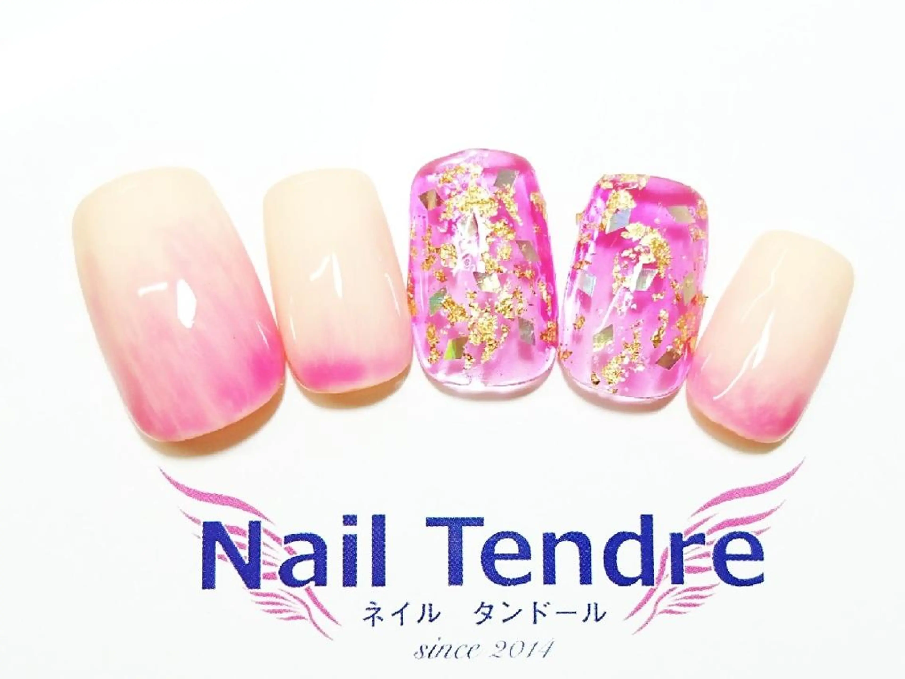 ネイル アートネイル ジェルネイル ソフトジェル ストーンネイル ハンドネイル Nail  Tendreのネイルデザイン
