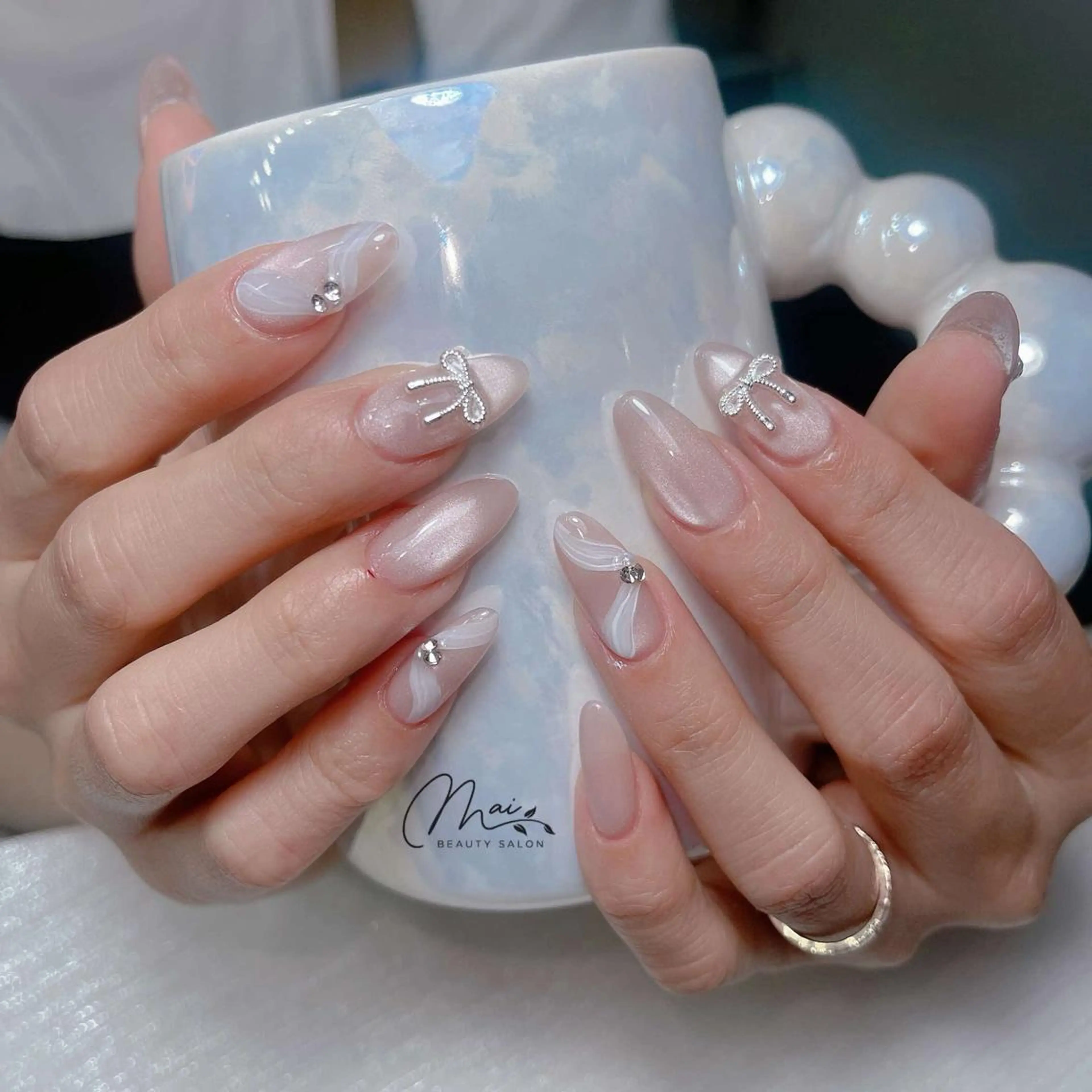 ネイル ジェルネイル パラジェル ワンホンネイル MaiBeauty HaNaのネイルデザイン