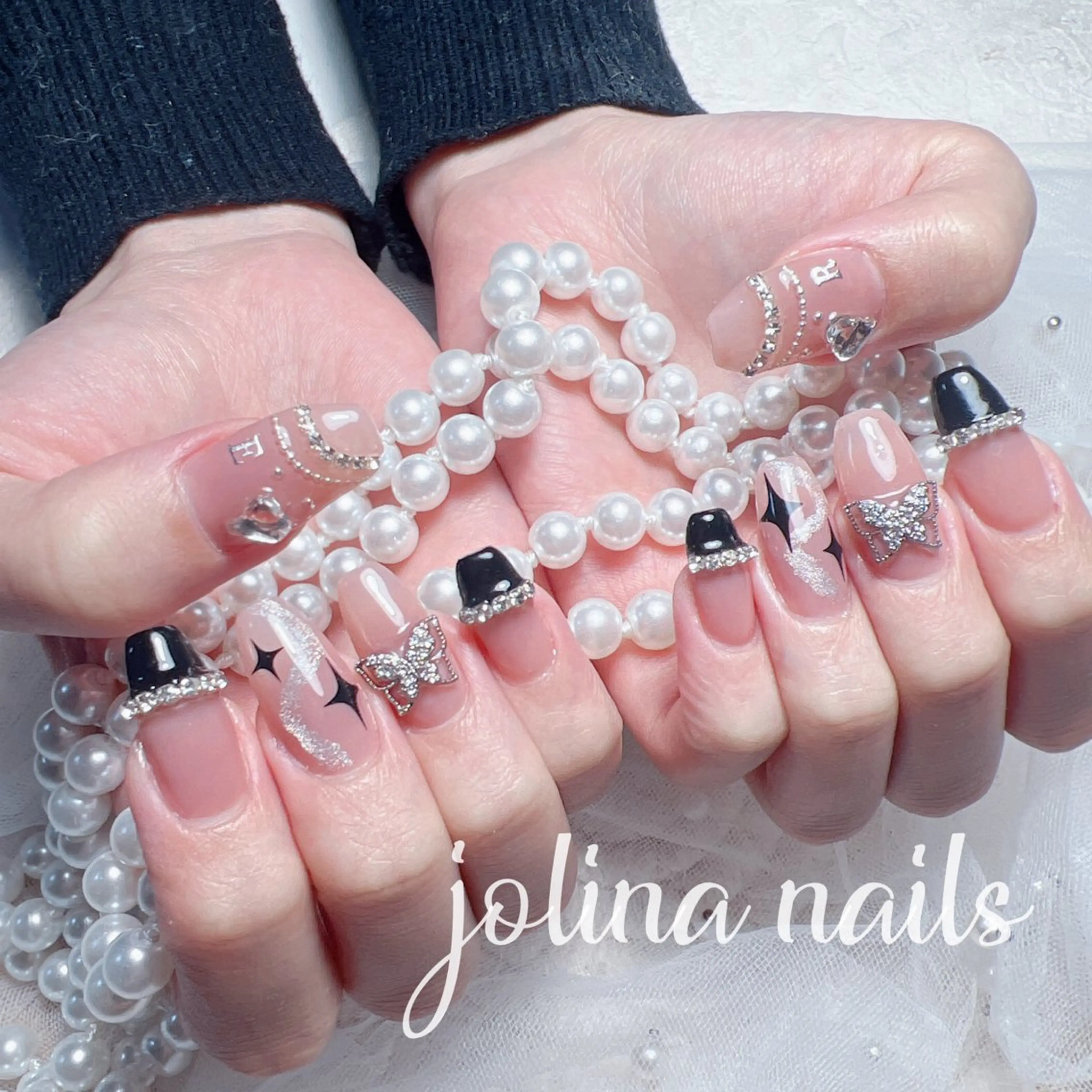 ネイル スカルプネイル ネイルチップ ハンドネイル jolina nails鶴見店のネイルデザイン