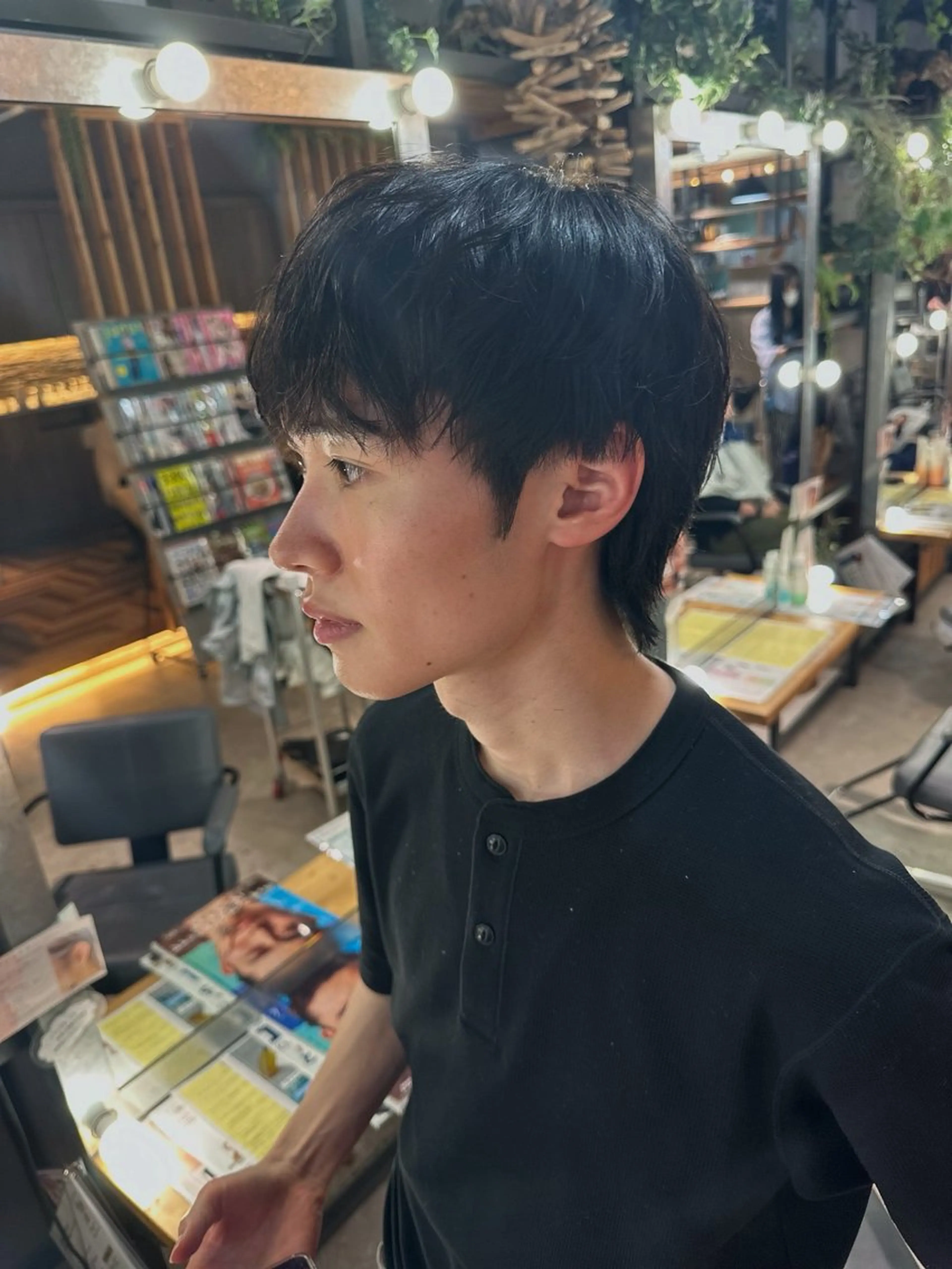 ショート メンズ マッシュウルフ マッシュ メンズウルフカット ウルフカット 溜 一太のヘアスタイル