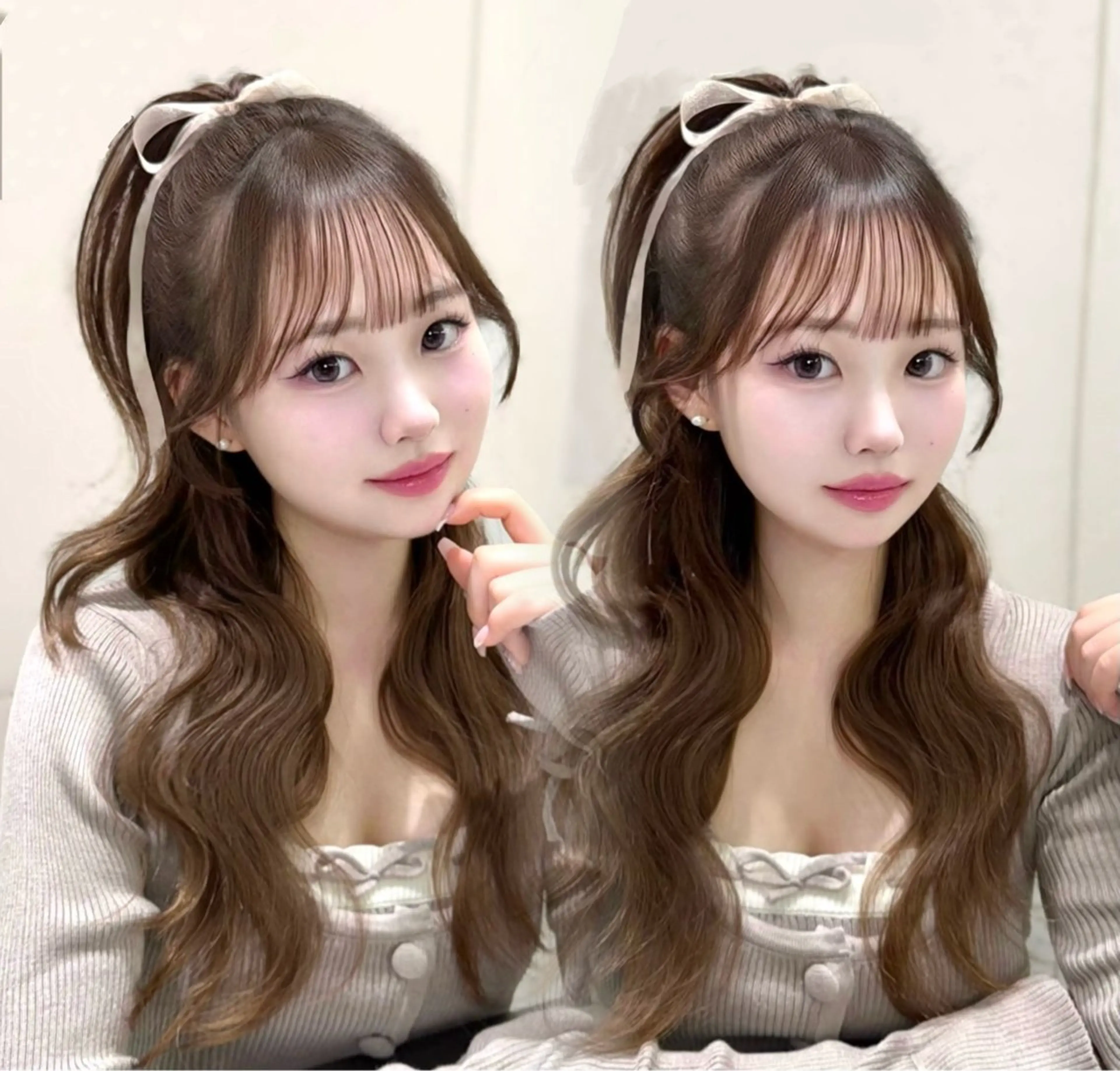 ロング 𝑀𝐼𝐾𝑈🤍 SALOWIN銀座のヘアスタイル