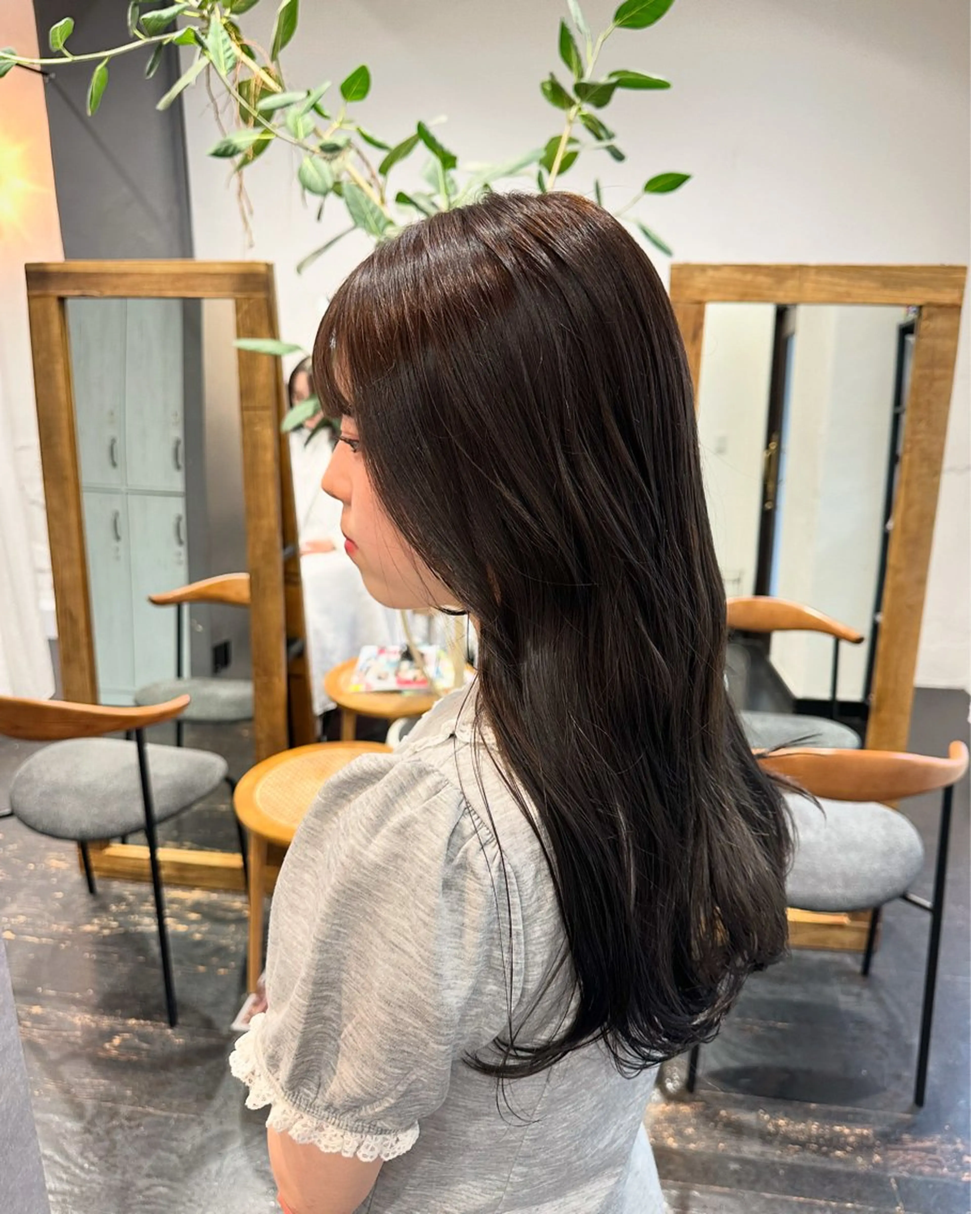 ロング カラー ブラウンカラー ボブ ヘアカラー Dollhair/ 都島/KOTOのヘアスタイル