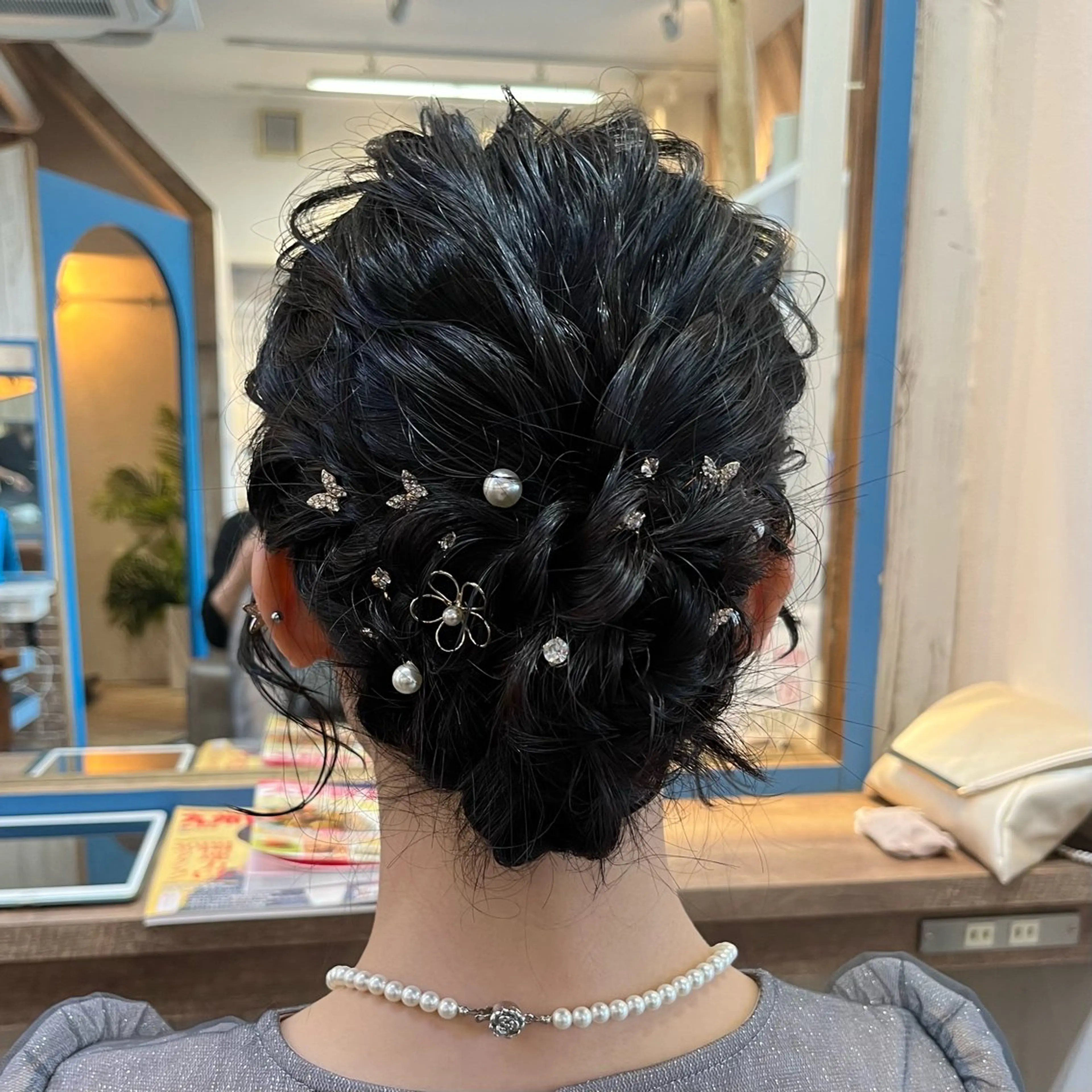 ミディアム ヘアアレンジ ヘアセット IMARI /のヘアスタイル