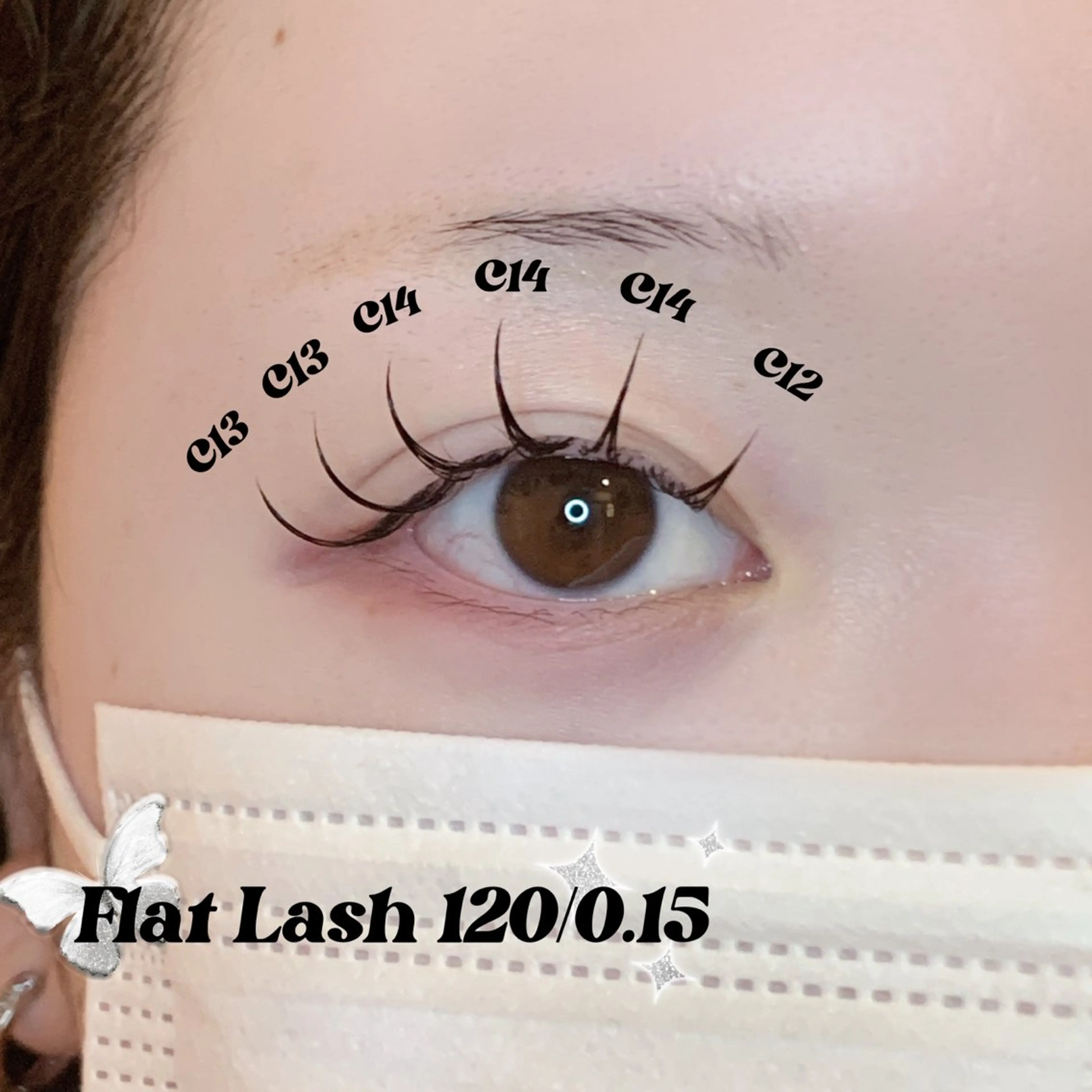 マツエク・マツパ ミユナ/パリエク/ 束感マツエク🎀のマツエク・マツパデザイン